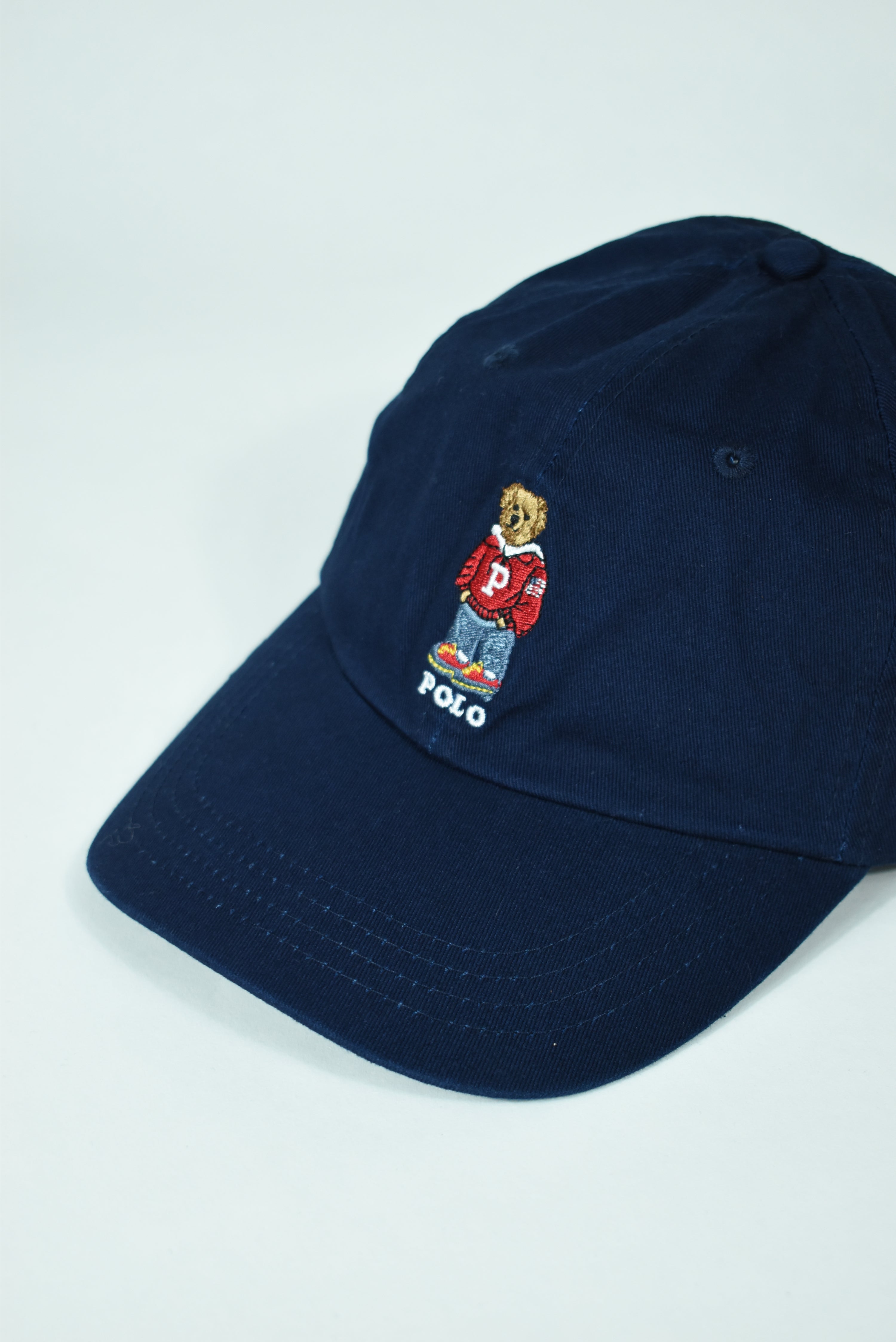 New Navy RL Polo Bear Embroidery Cap