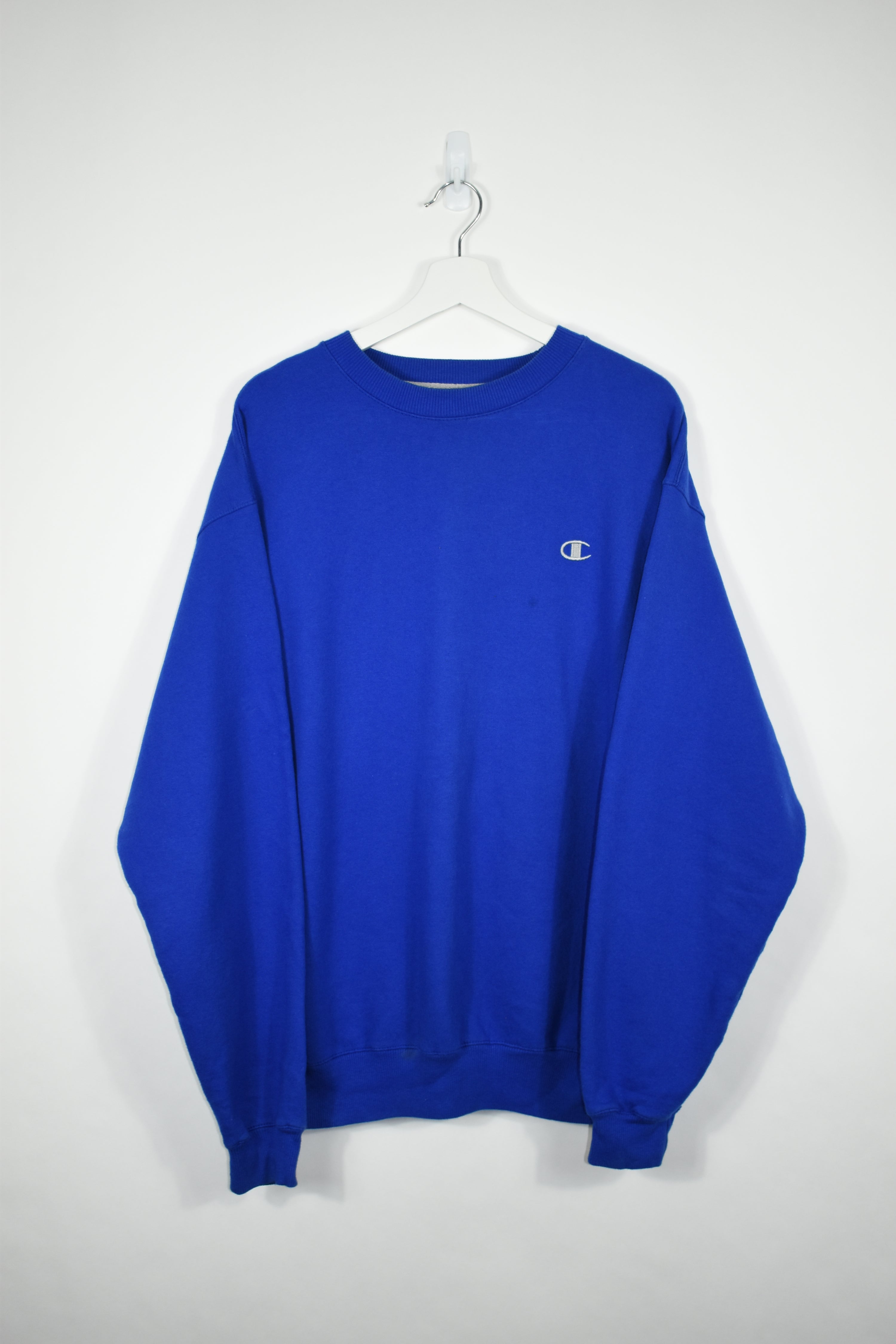 Vintage Champion Small Embroidery Logo Sweatshirt Large (Baggy)