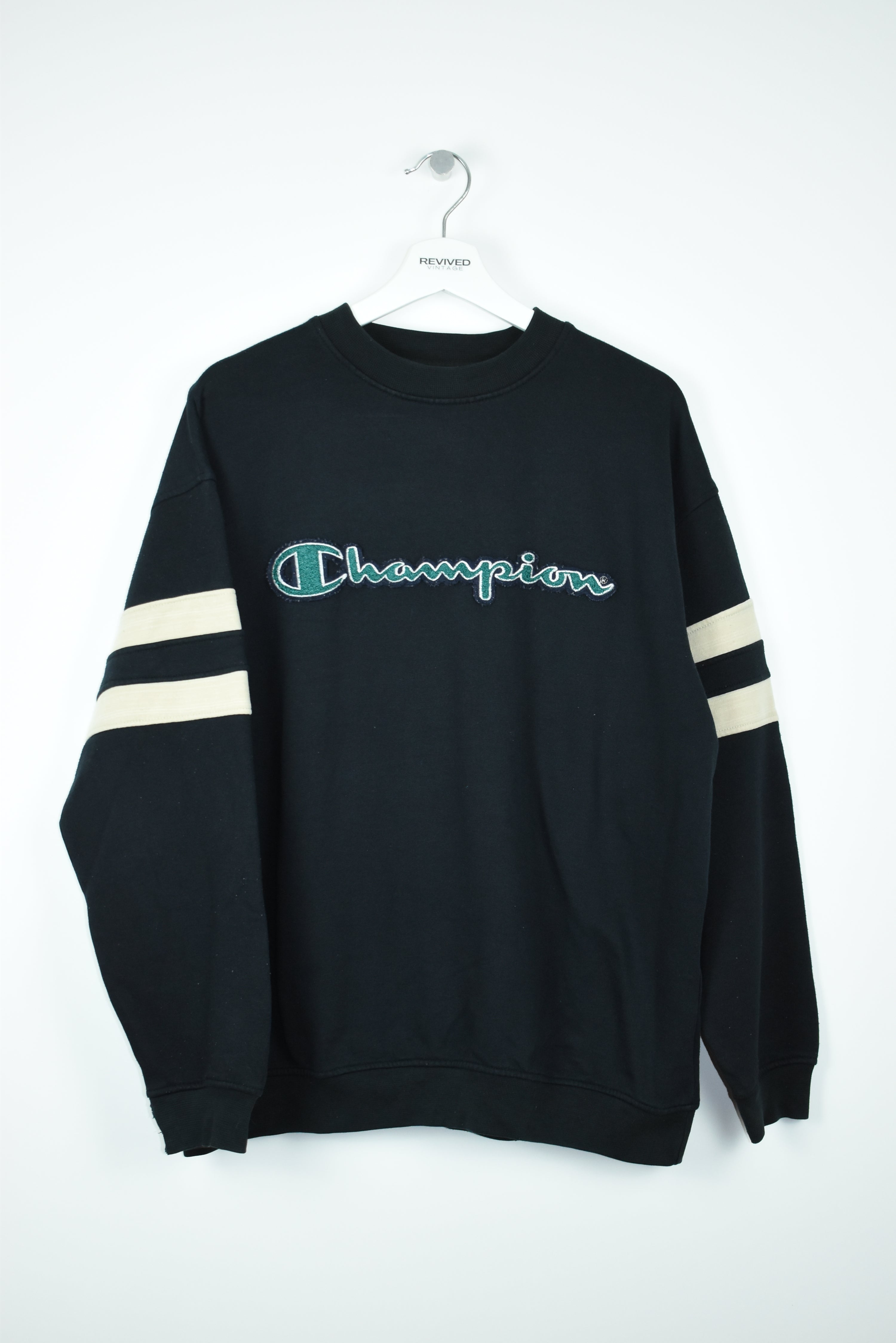 Vintage Champion Embroidery Logo Sweatshirt Medium