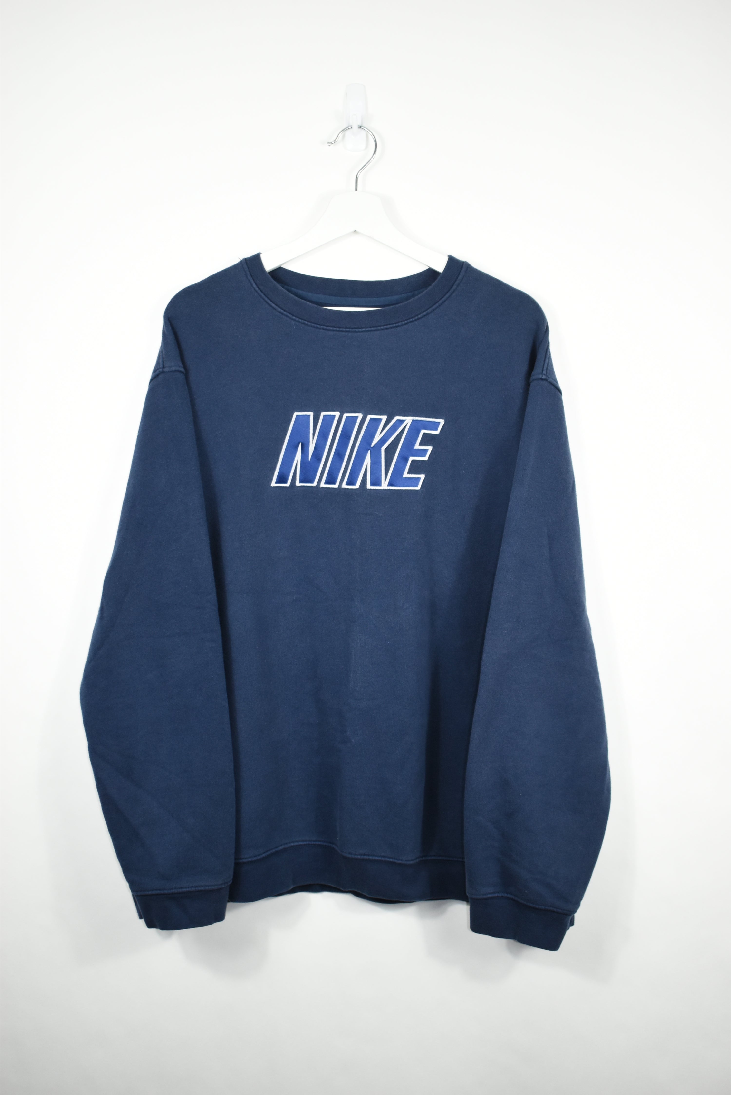 Vintage Nike Embroidery Spellout Sweatshirt XLARGE