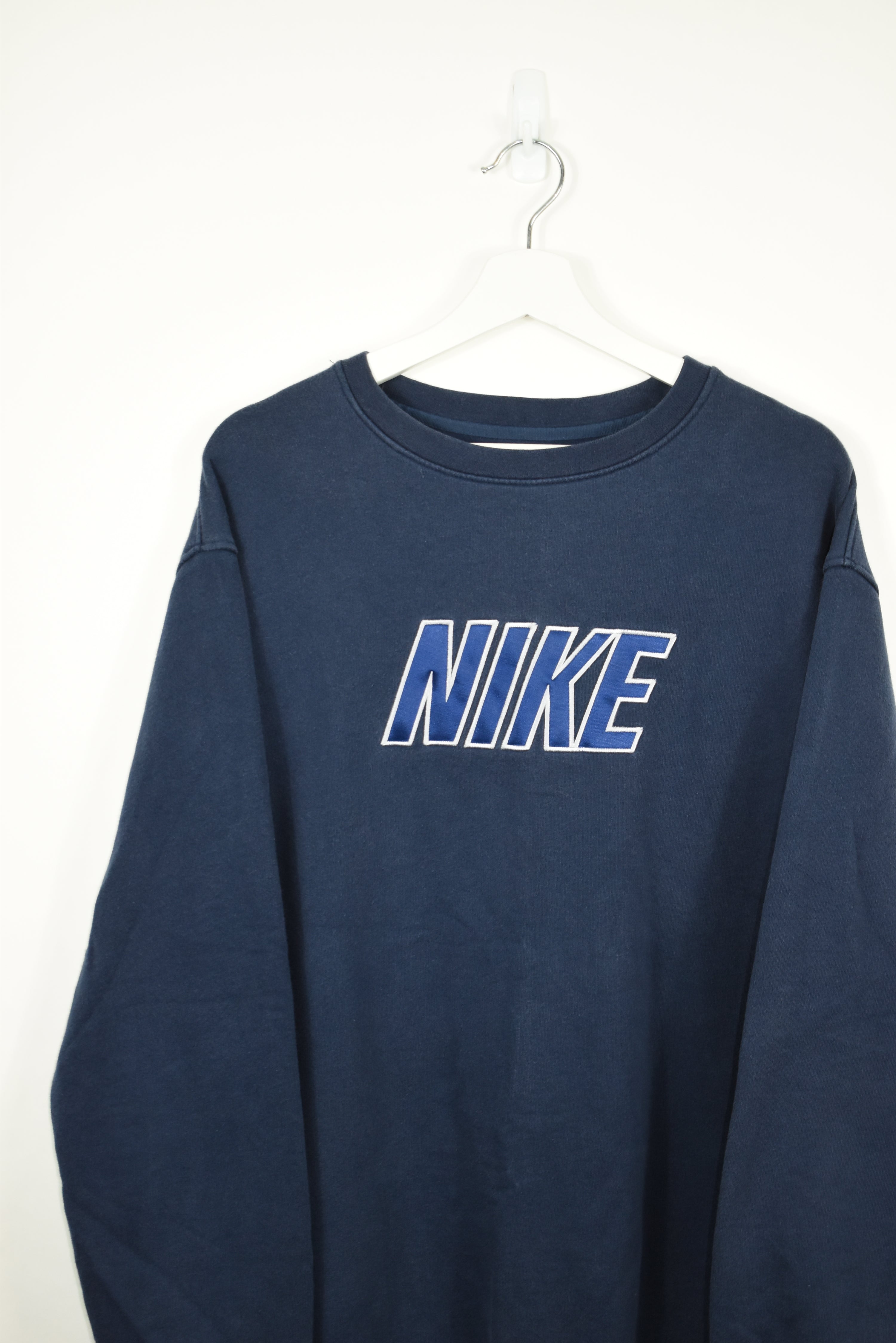 Vintage Nike Embroidery Spellout Sweatshirt XLARGE