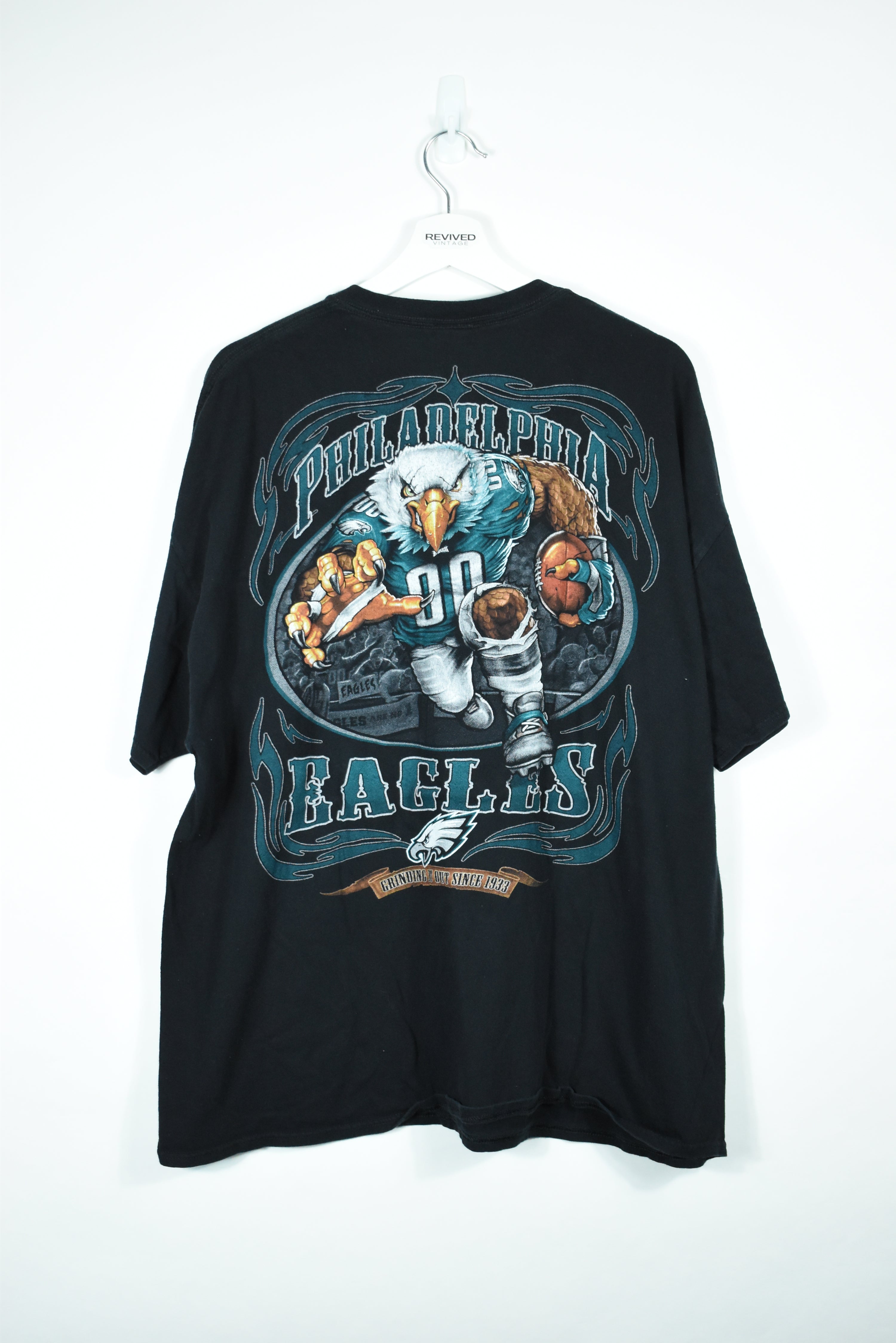 Vintage Philladelphia Eagles Graphic T Shirt XLARGE