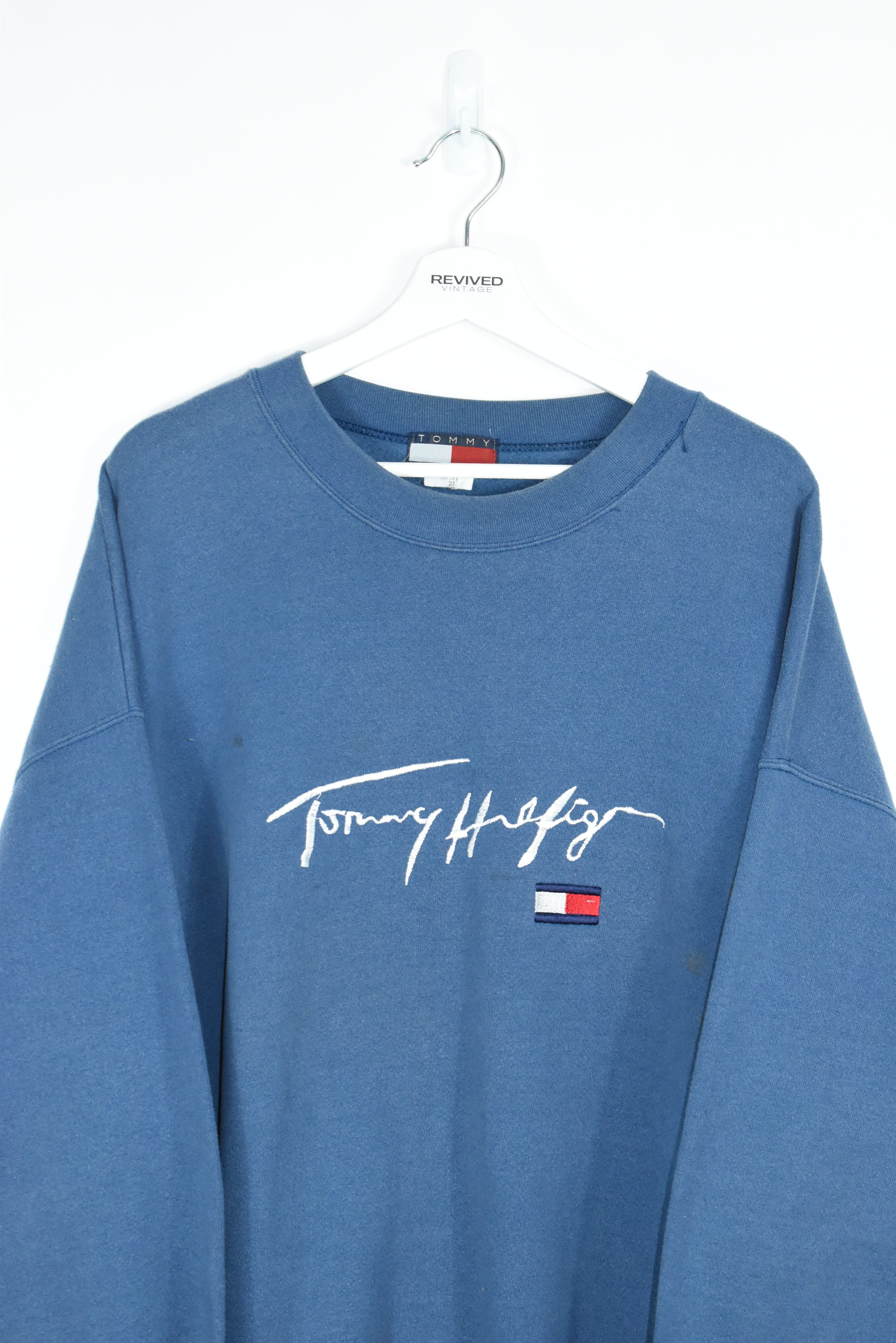 Vintage Tommy Hilfiger Script Sweatshirt XXL