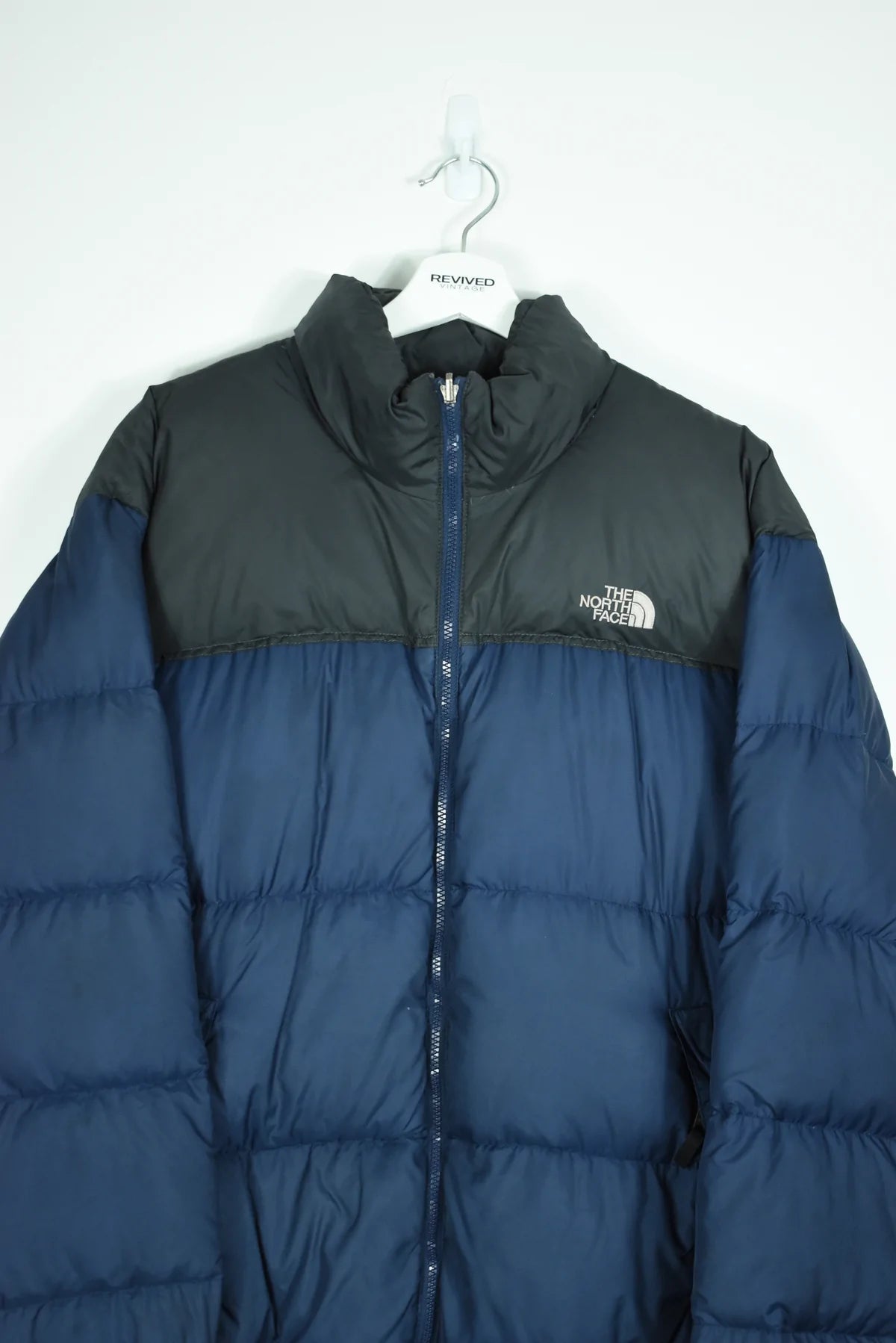 VINTAGE NORTH FACE NUPTSE 700 PUFFER NAVY LARGE