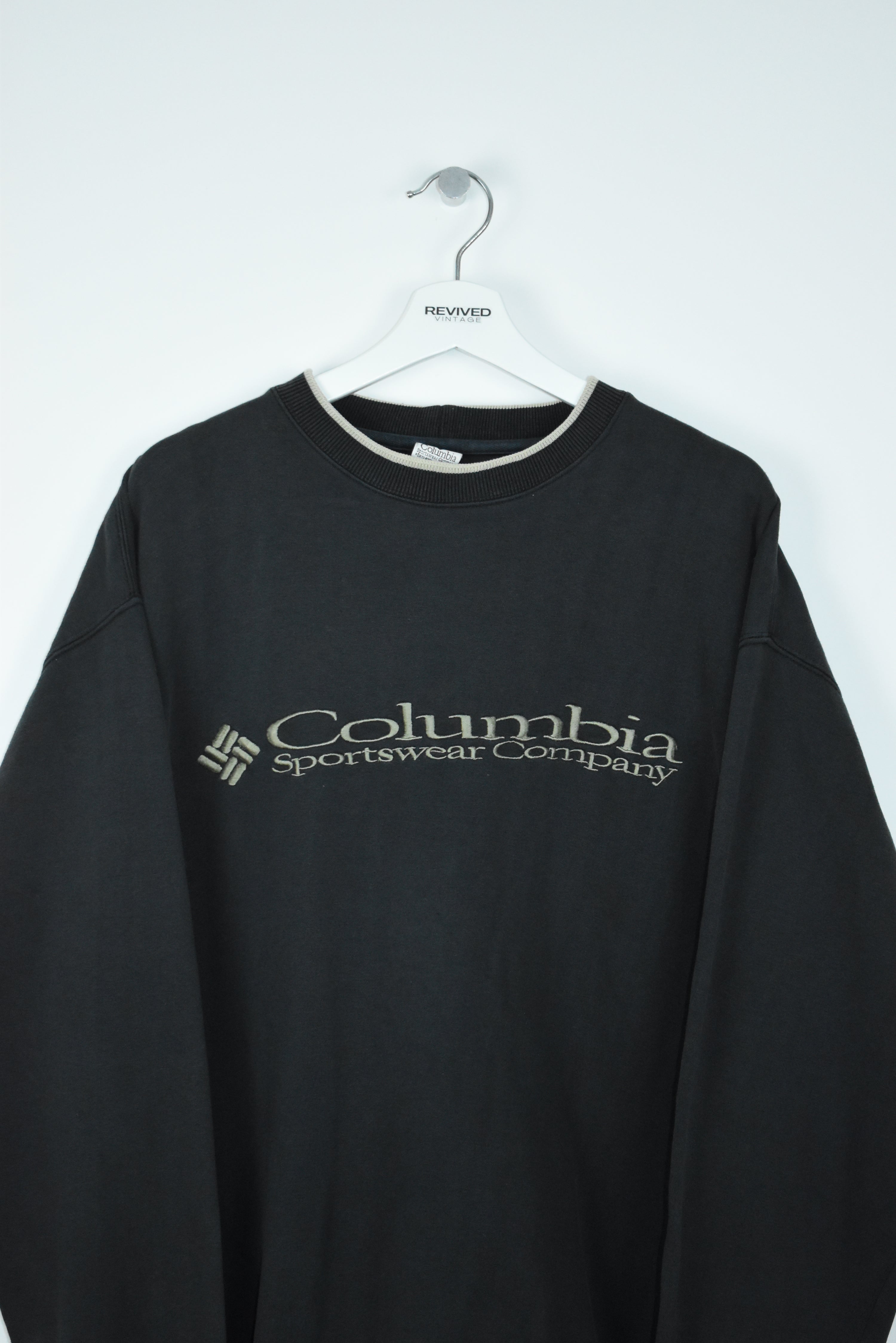 Vintage Columbia Embroidery Logo Sweatshirt Xlarge