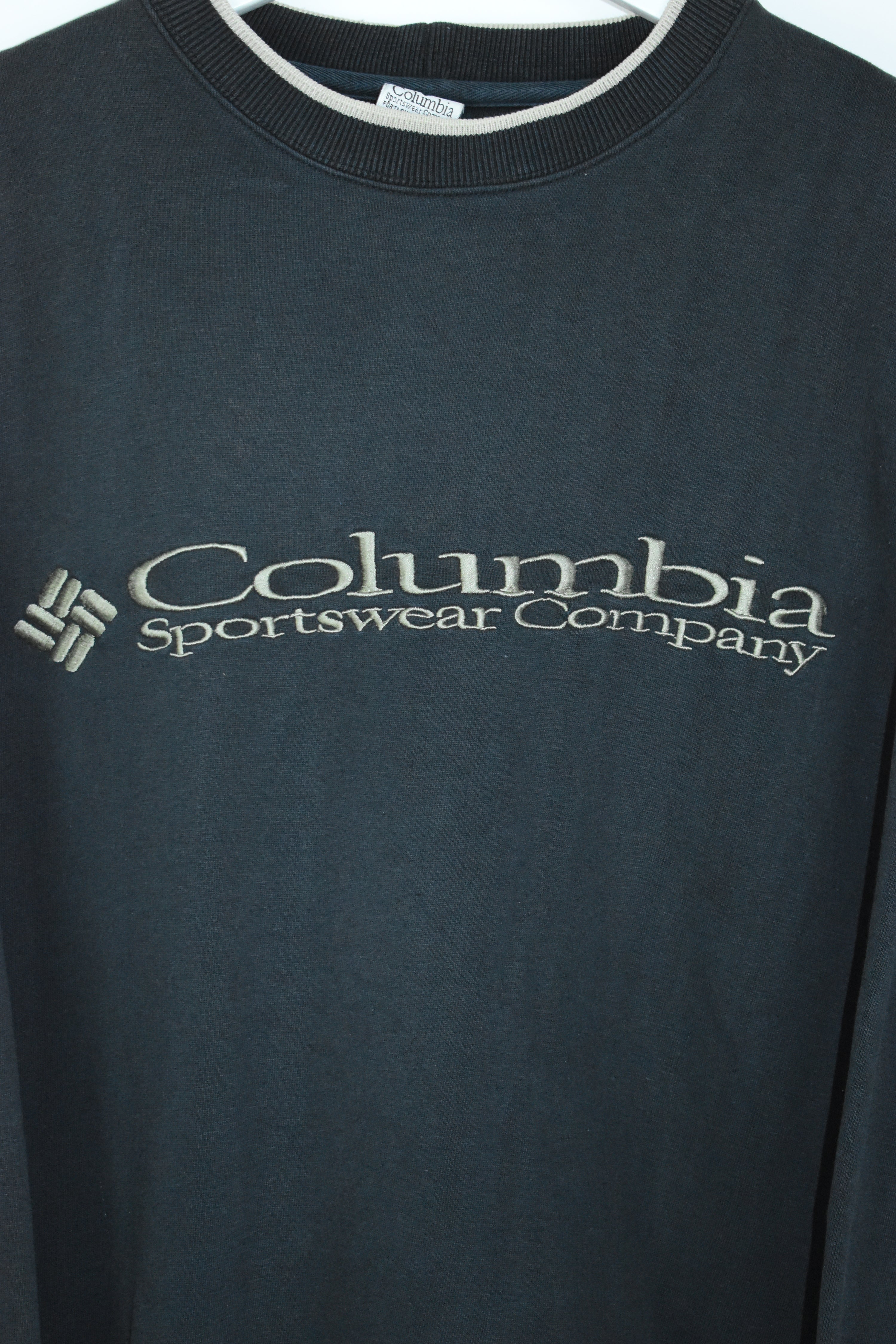 Vintage Columbia Embroidery Logo Sweatshirt Xlarge