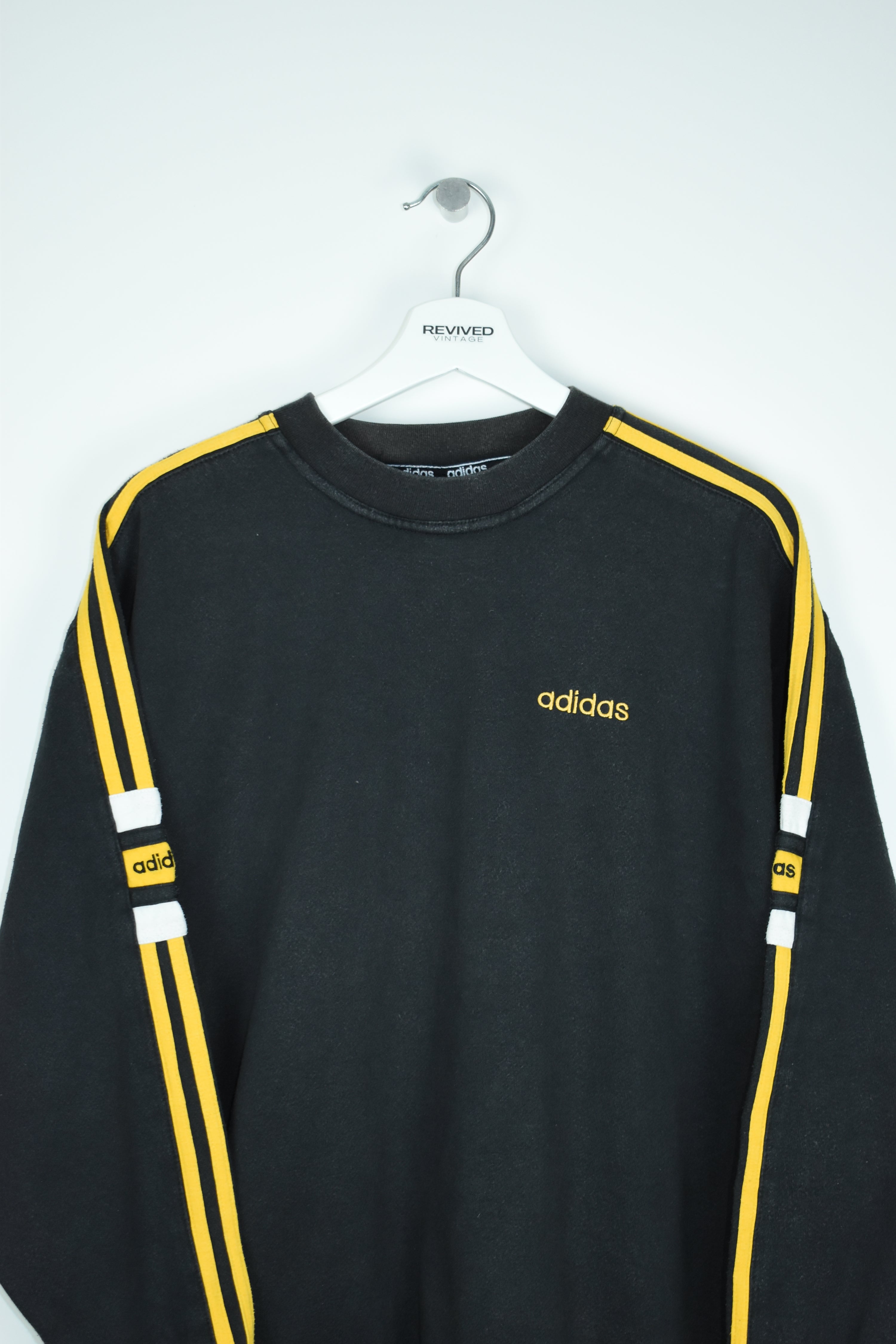 Vintage Adidas Embroidery Logo Sweatshirt Medium