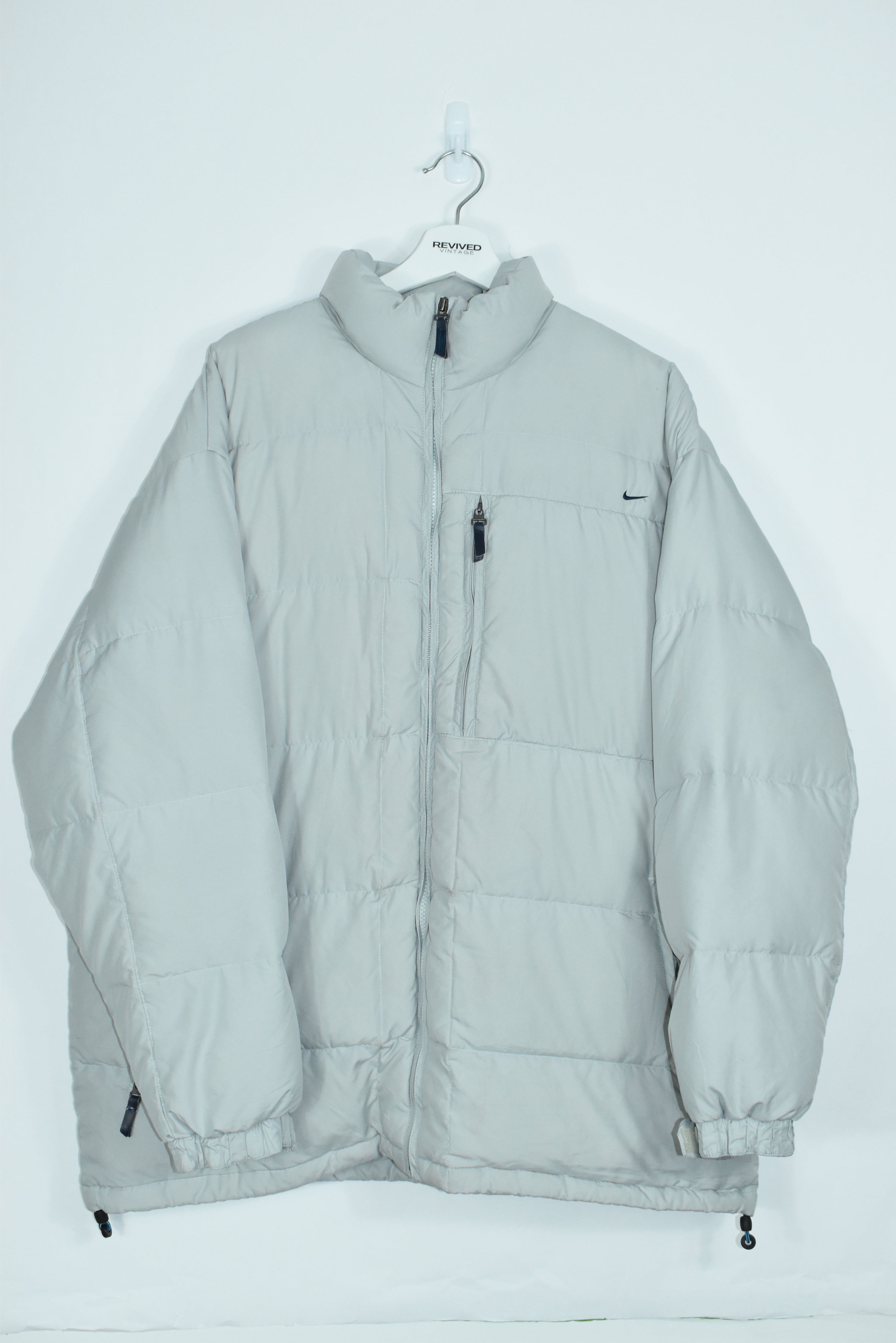 Vintage Nike Beige Puffer Embroidery Swoosh Xlarge