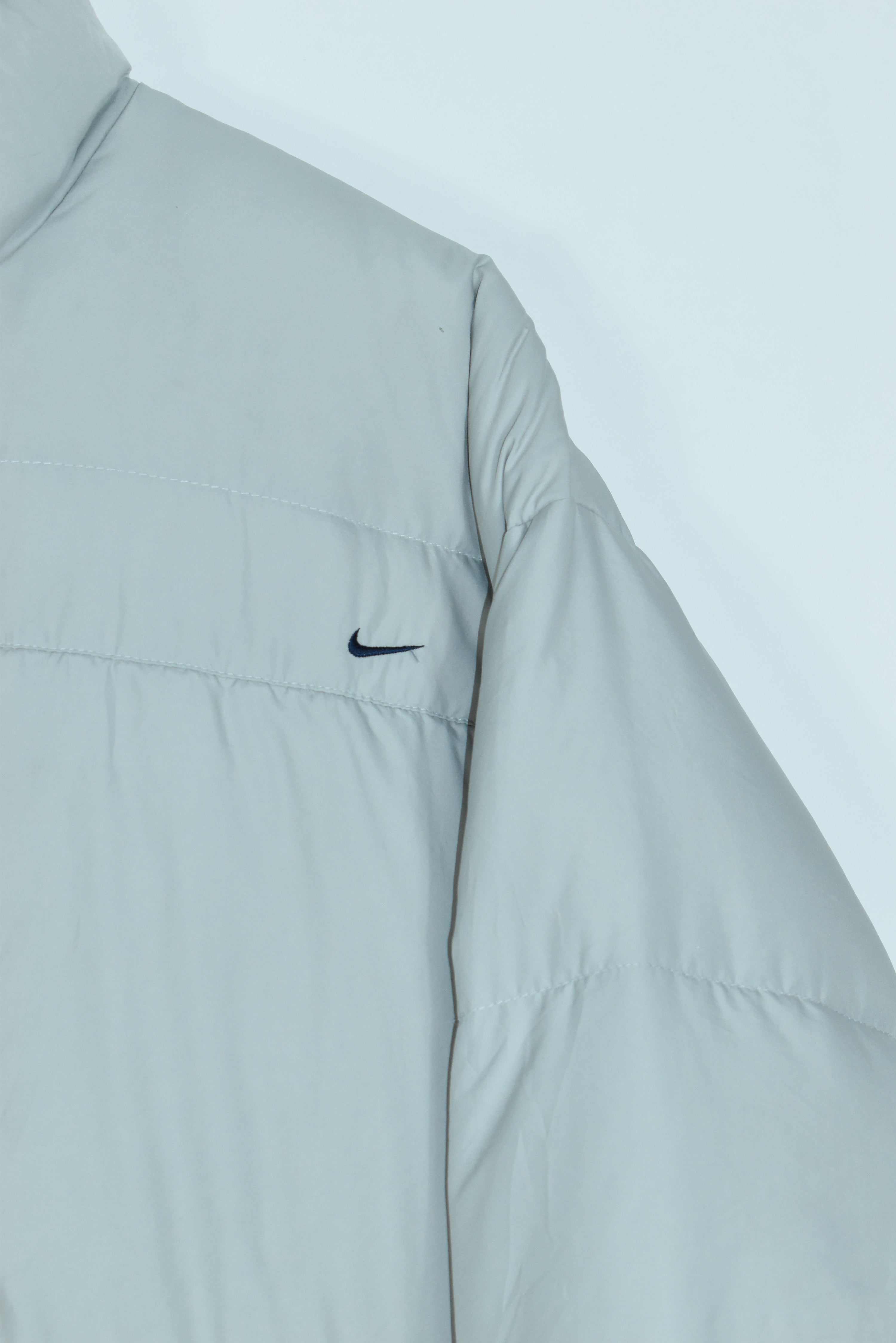 Vintage Nike Beige Puffer Embroidery Swoosh Xlarge