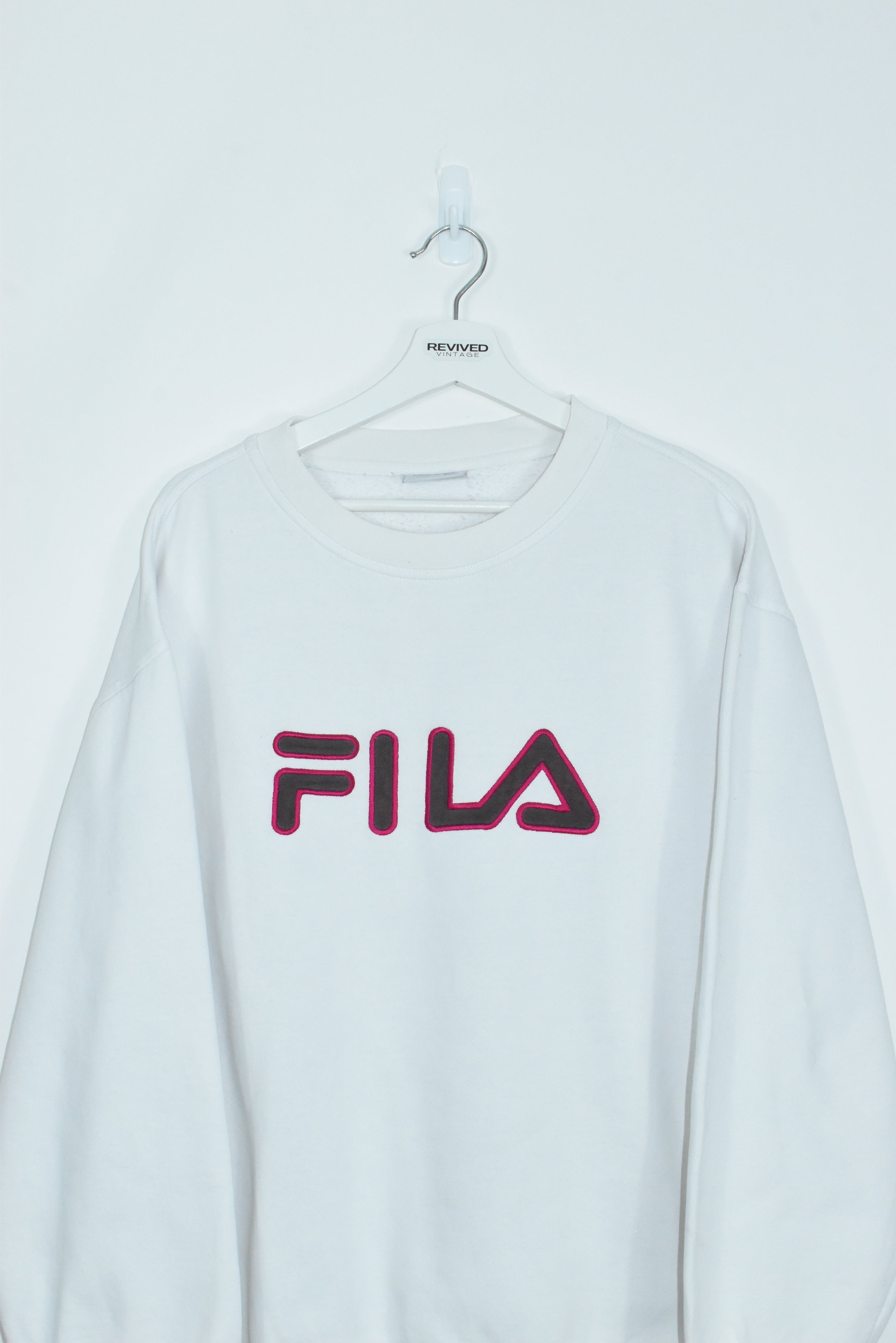 Vintage Fila Embroidery Logo Sweatshirt Xlarge