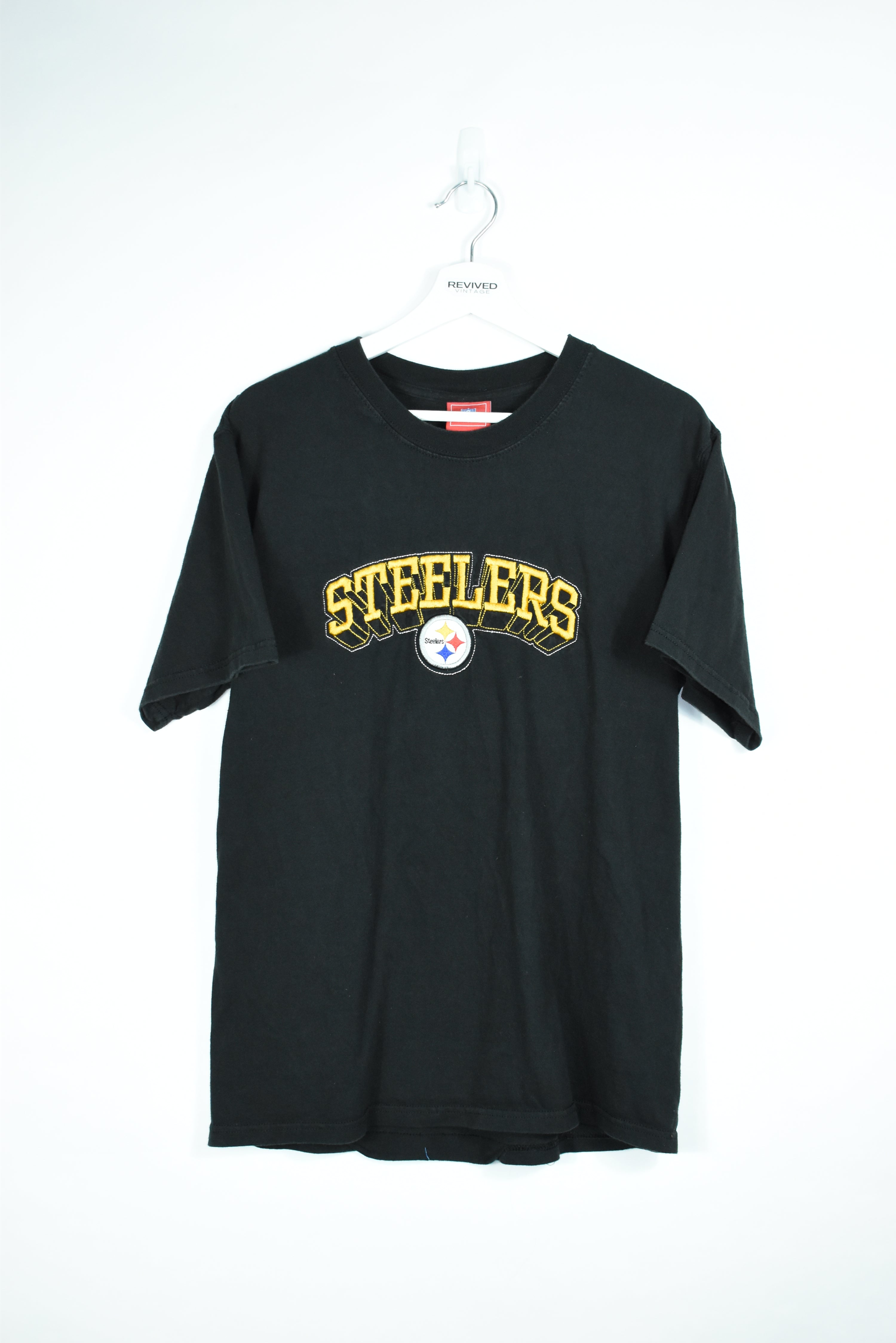Vintage Steelers Embroidery 3D T Shirt MEDIUM