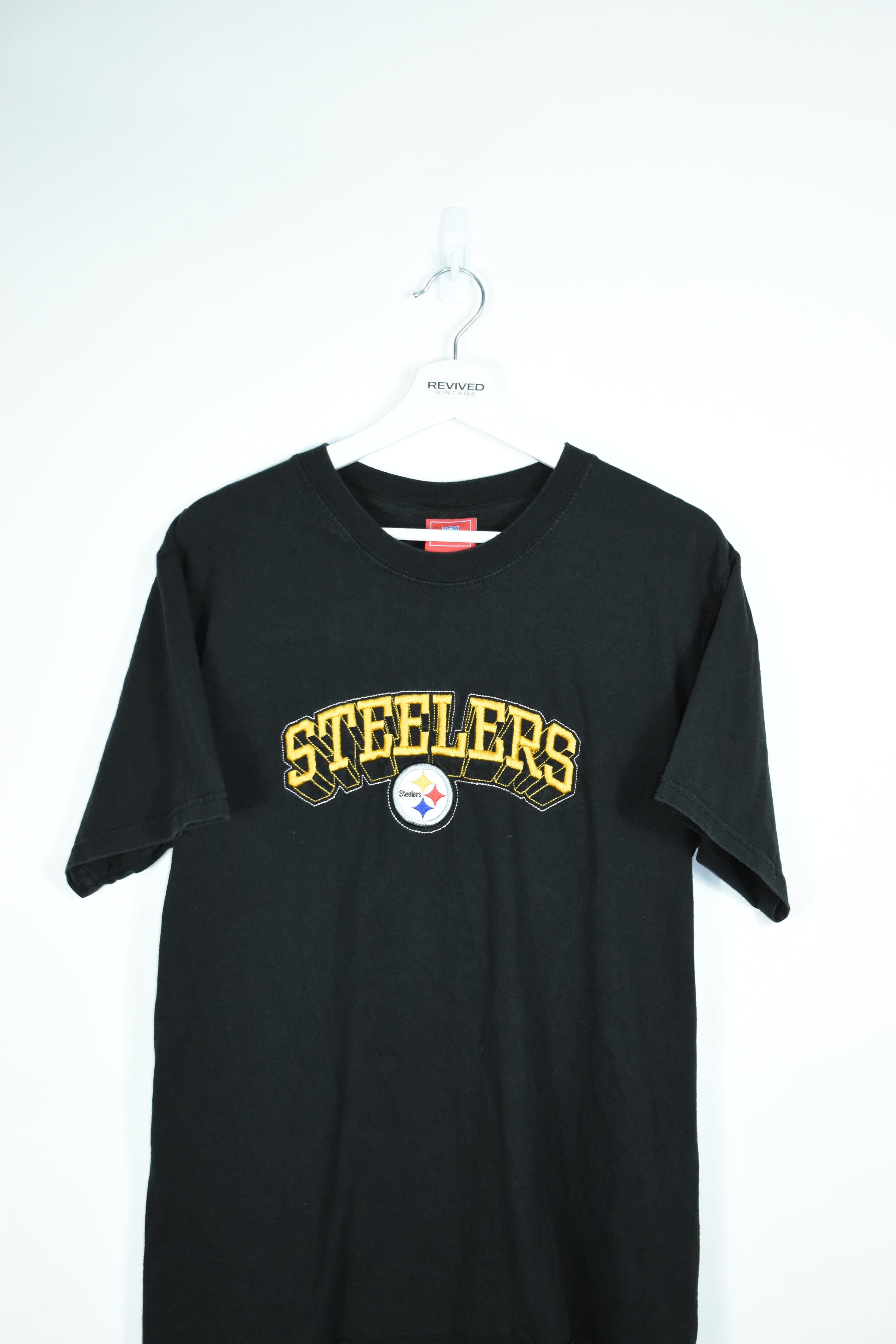 Vintage Steelers Embroidery 3D T Shirt MEDIUM