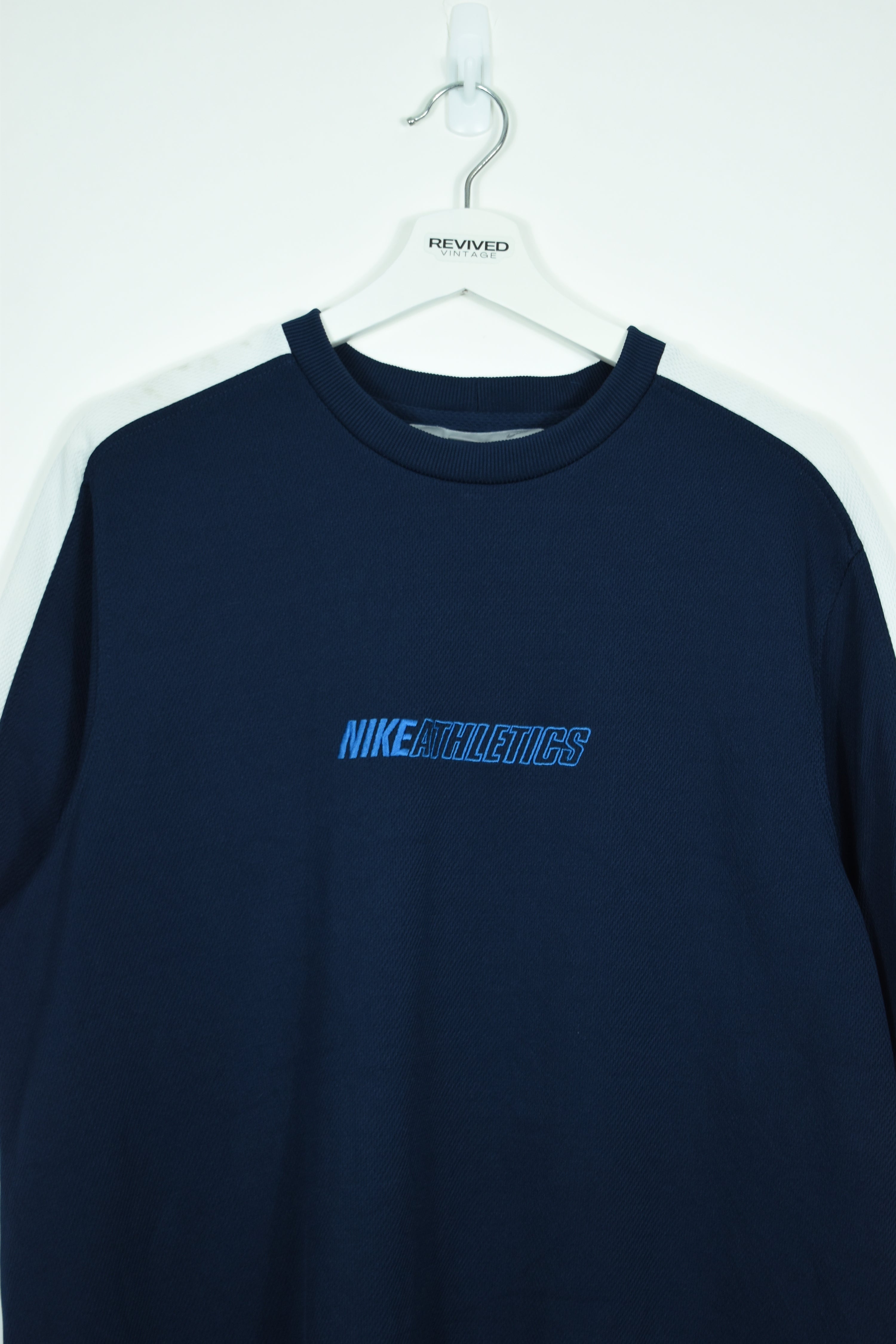 Vintage Nike Athletic Embroidery Mesh T Shirt Xlarge