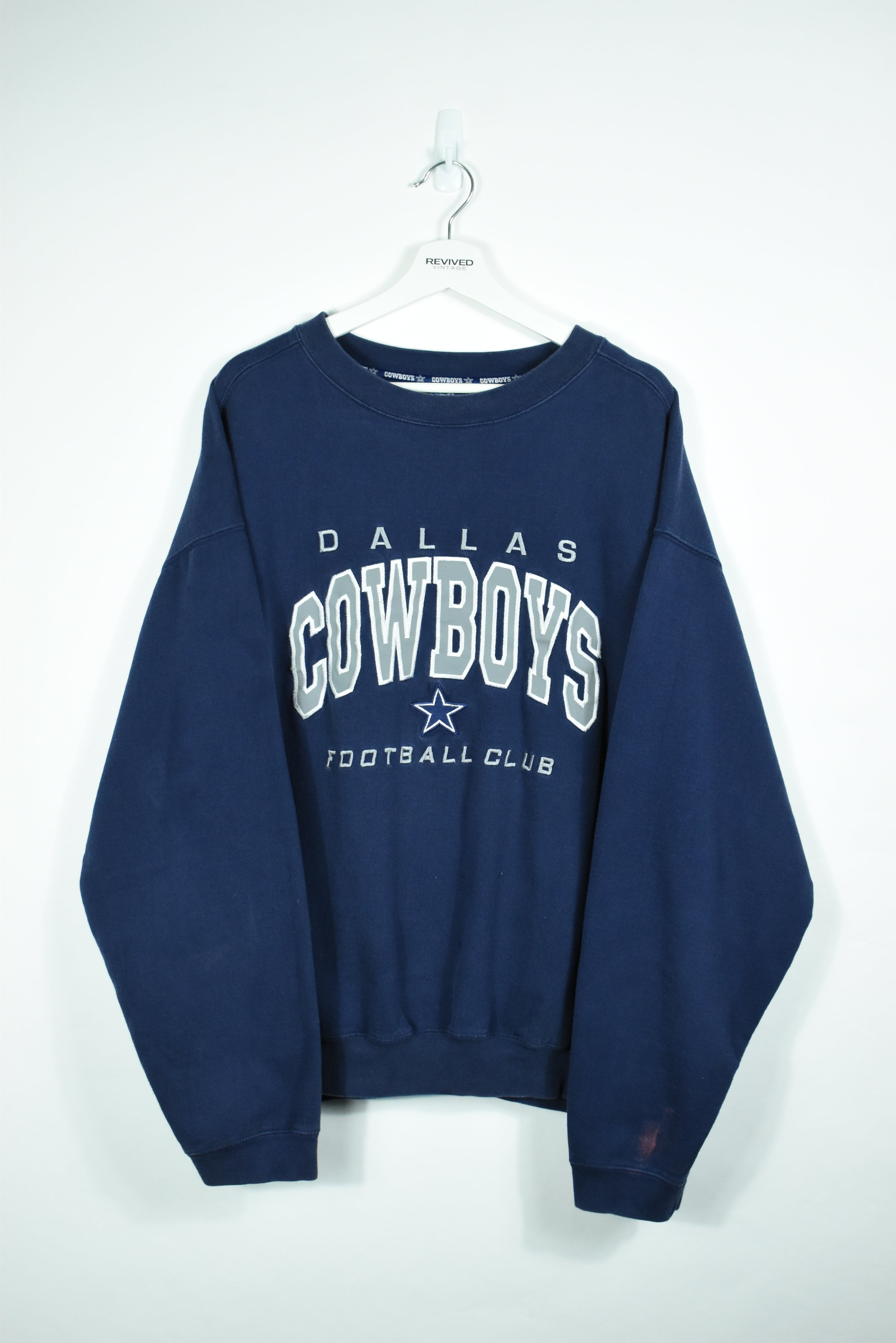 Vintage Dallas Cowboys Embroidery Sweatshirt XXL