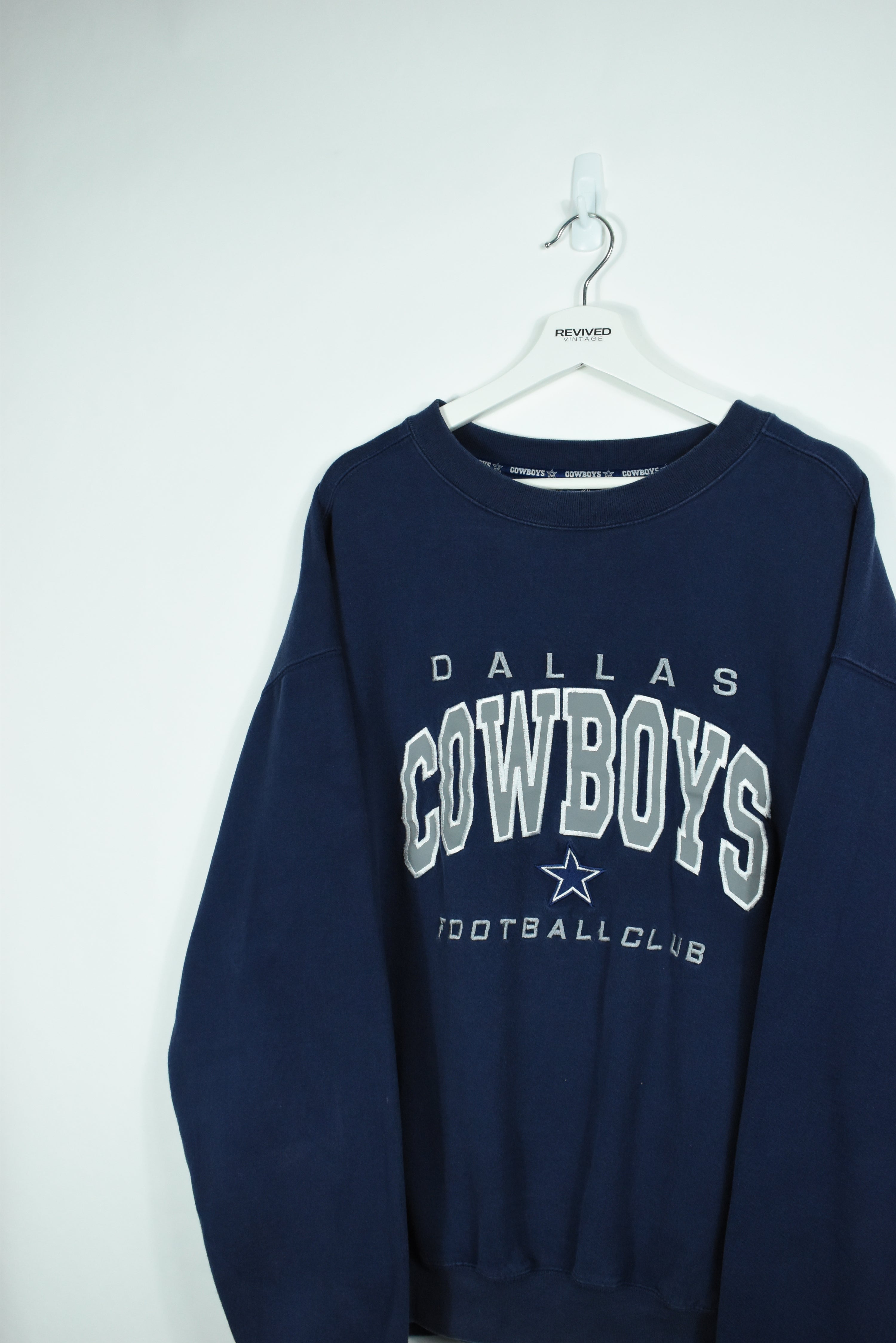 Vintage Dallas Cowboys Embroidery Sweatshirt XXL