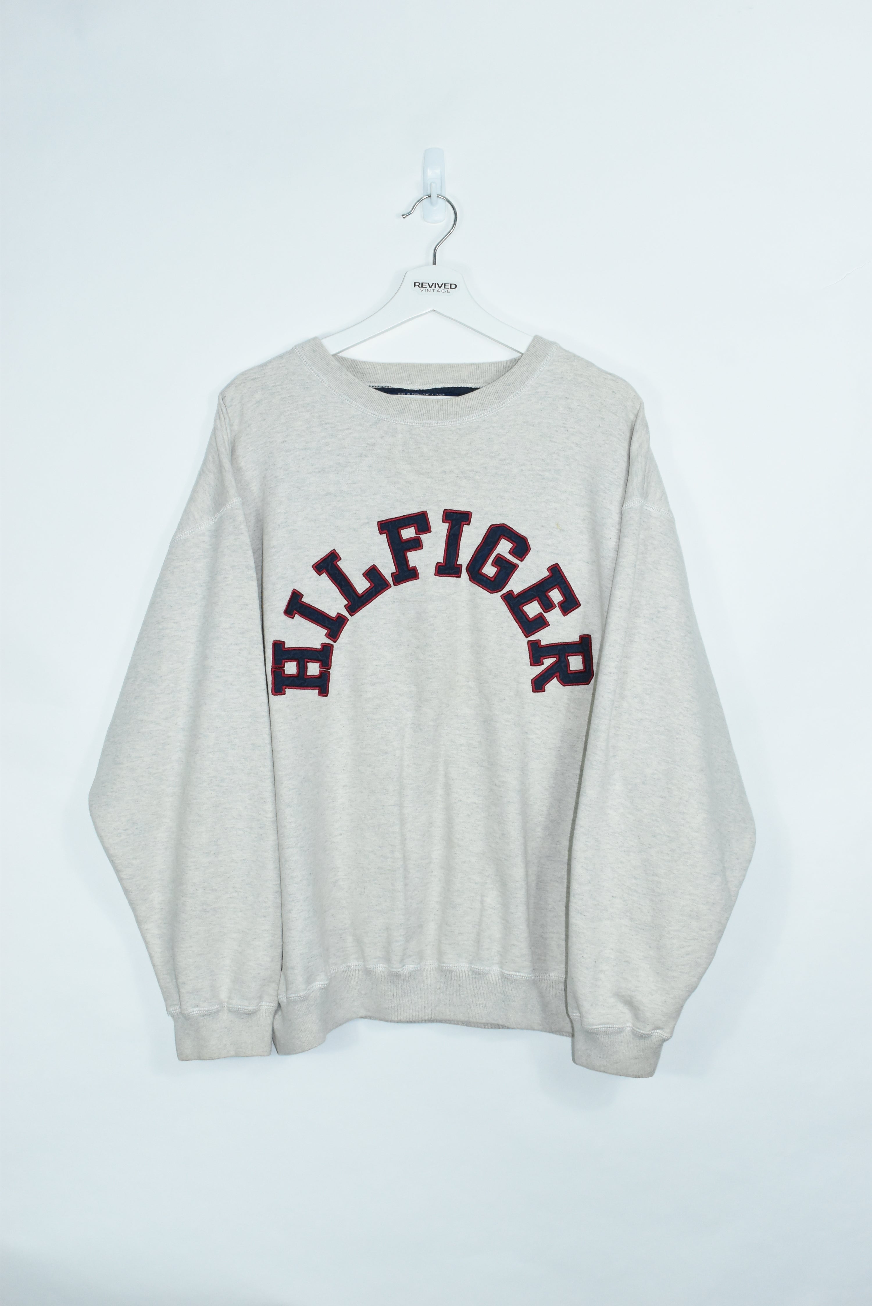 Vintage Tommy Hilfiger Embroidery Sweatshirt XLARGE