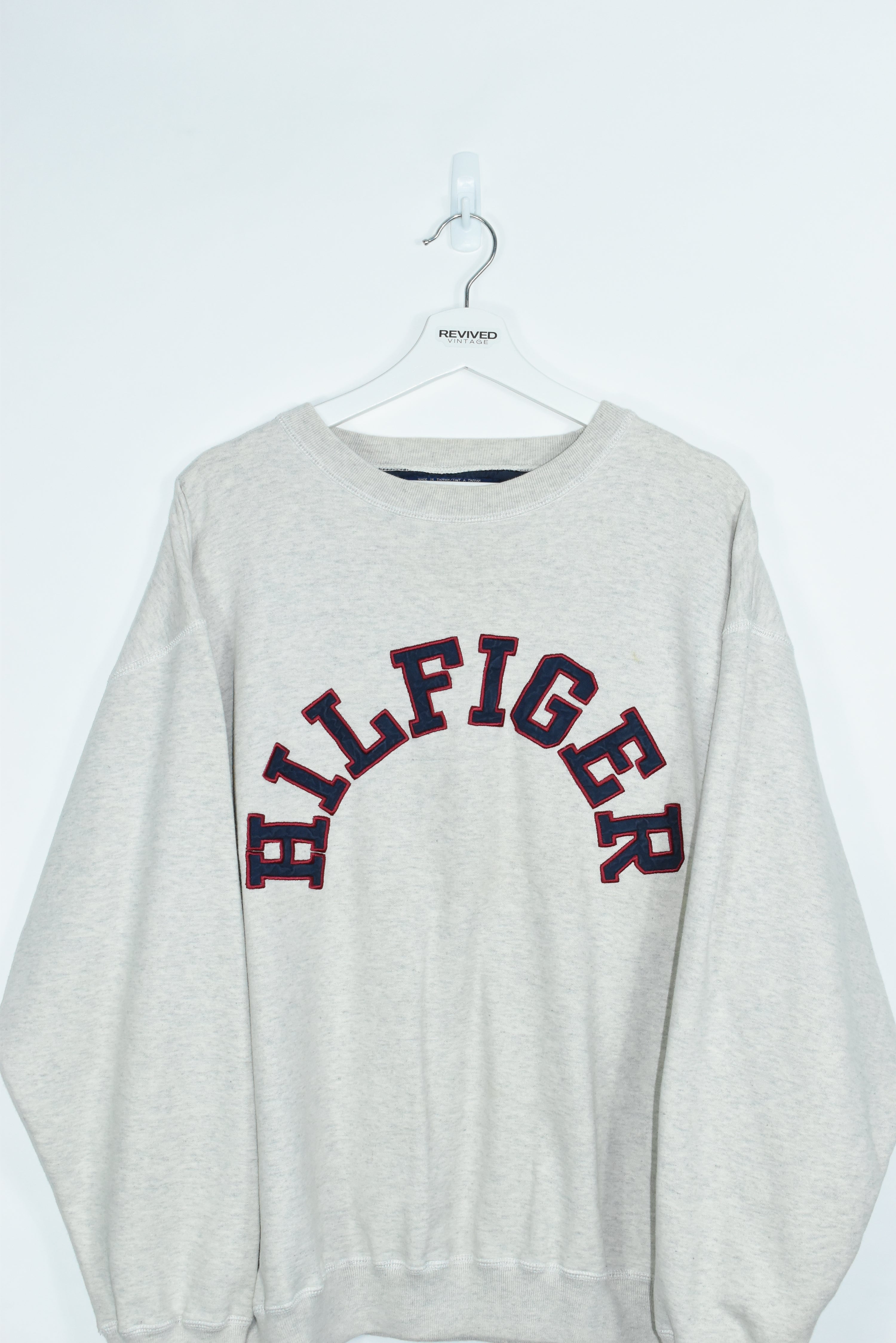 Vintage Tommy Hilfiger Embroidery Sweatshirt XLARGE