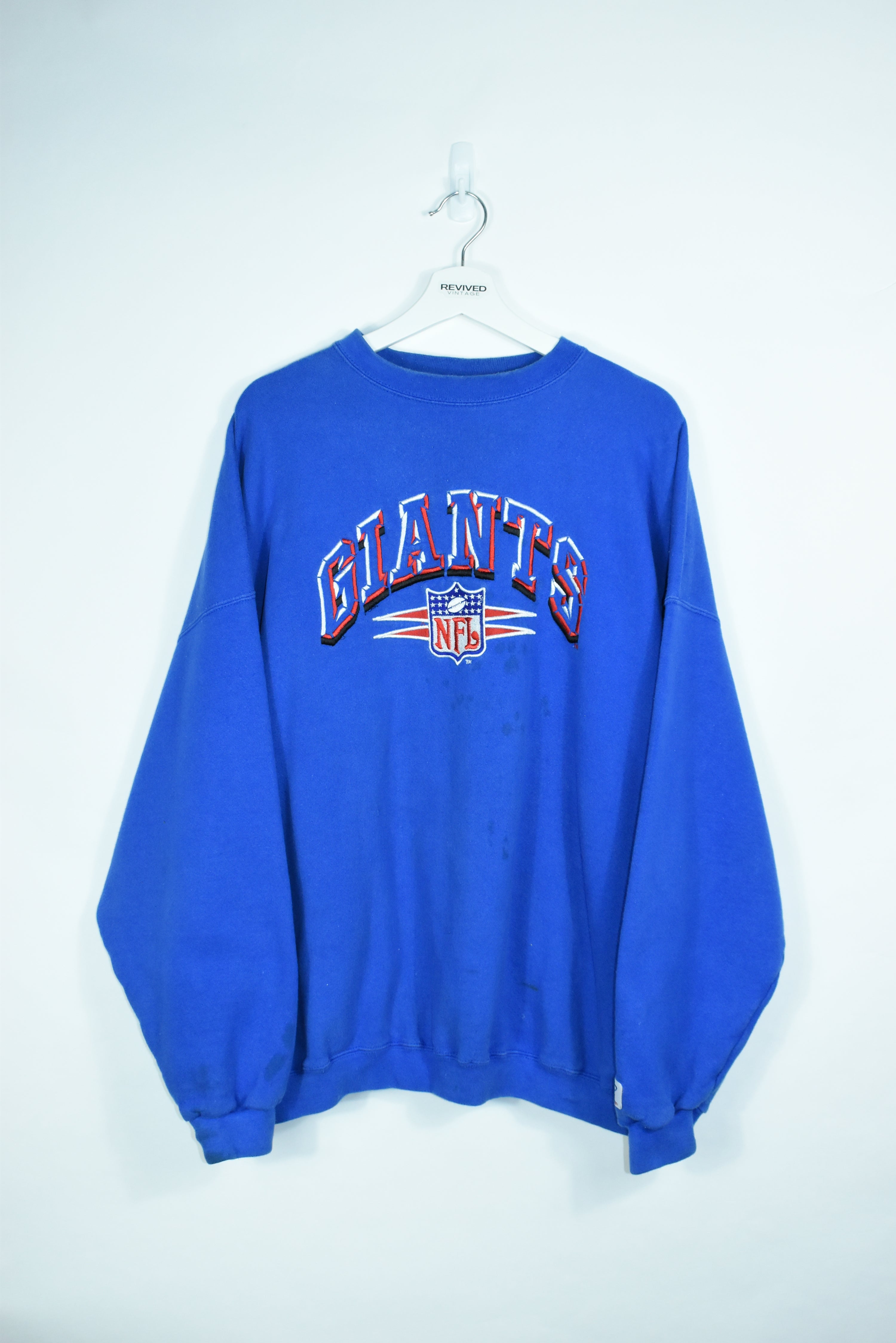 Vintage NFL Giants Embroidery Sweatshirt XXL