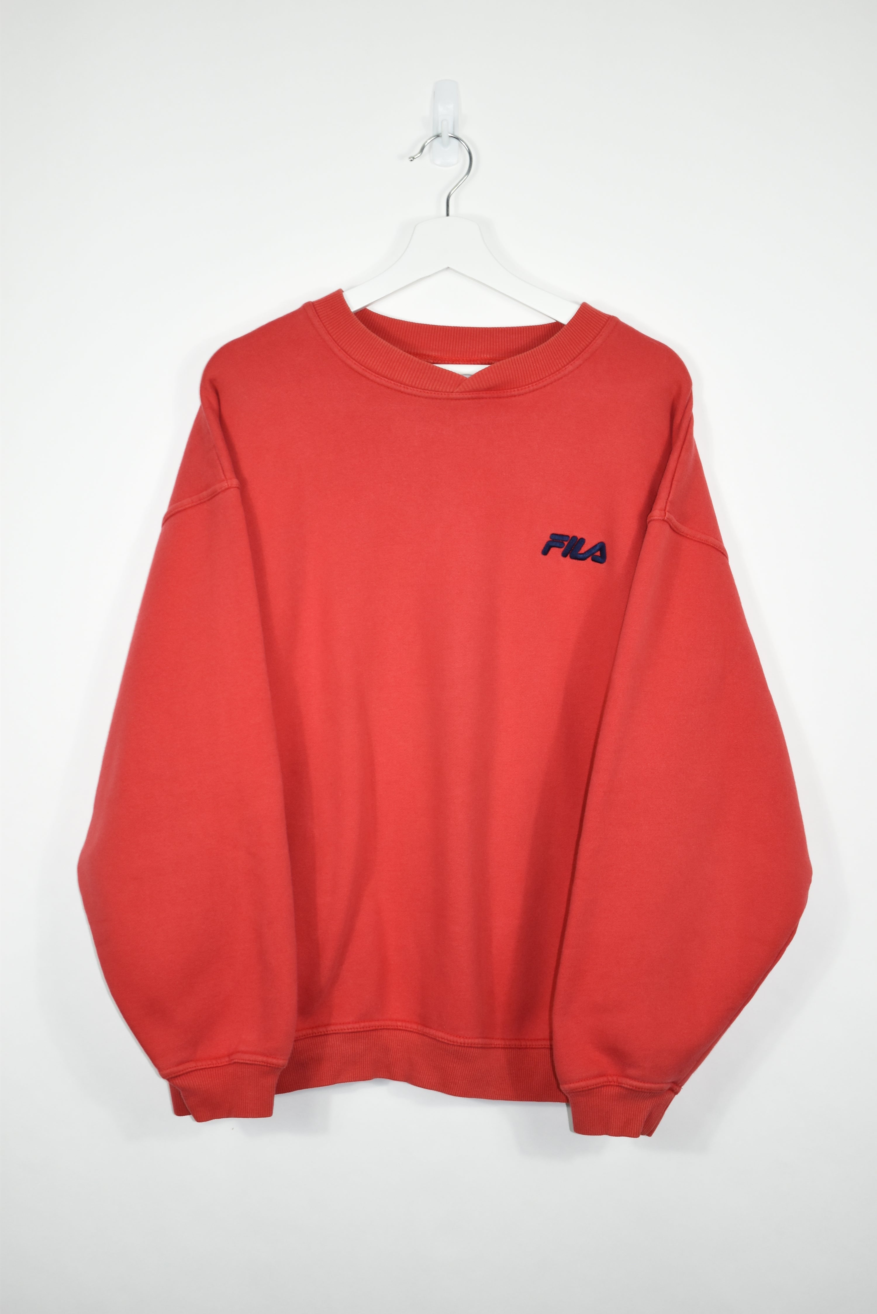 Vintage Fila Embroidery Logo Sweatshirt Large