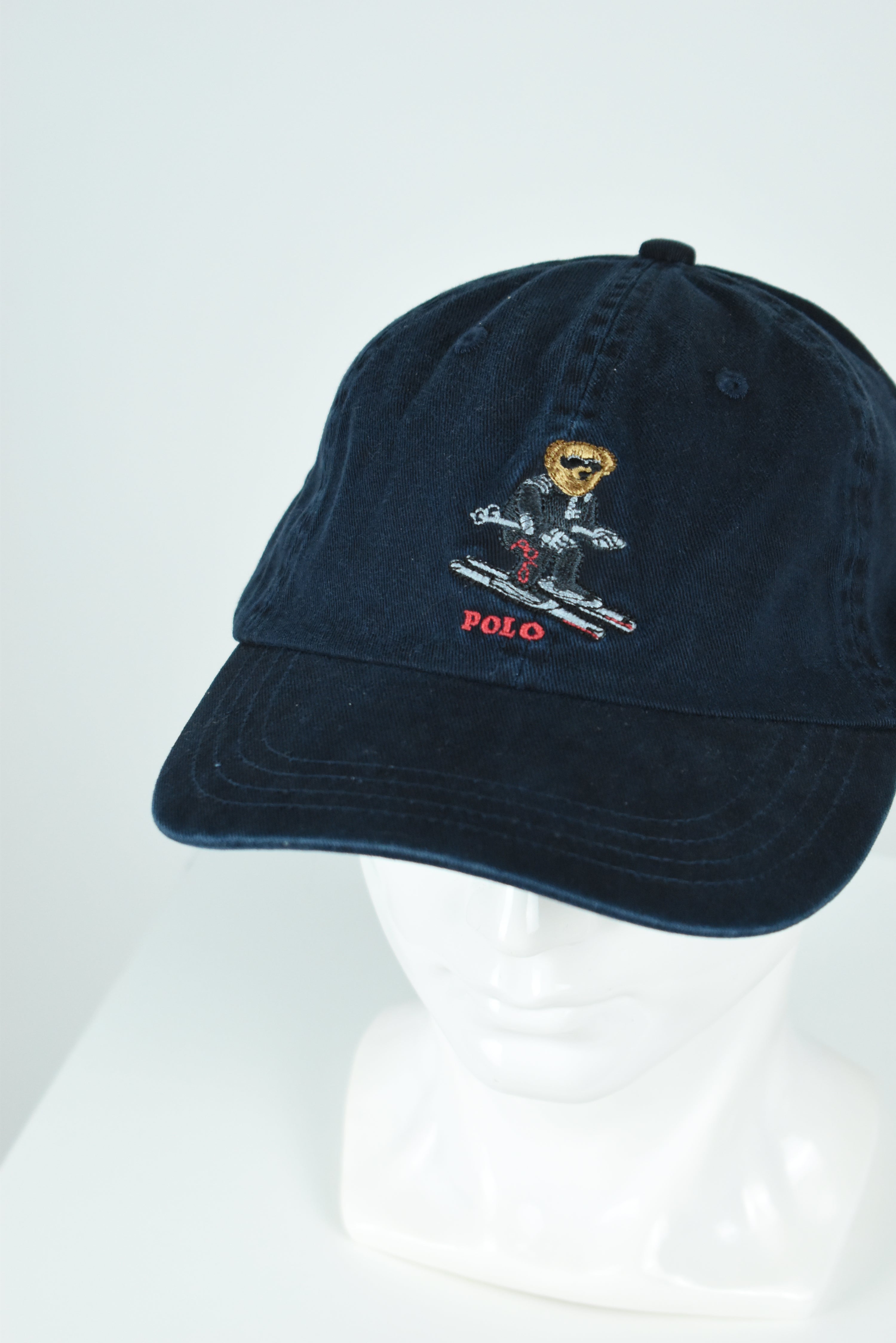 New Ralph Lauren Polo Bear Ski Cap Navy OS