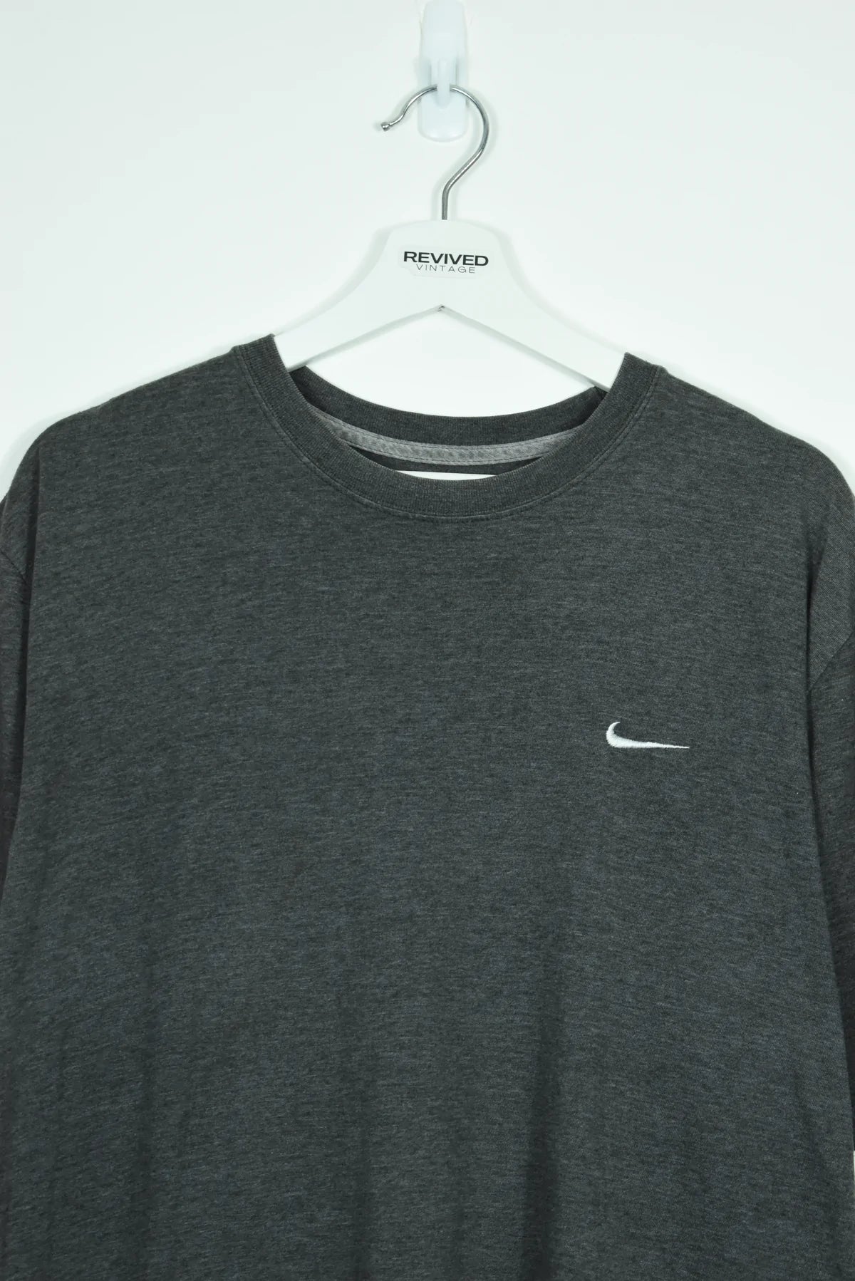 VINTAGE NIKE EMBROIDERY SMALL SWOOSH T SHIRT XLARGE