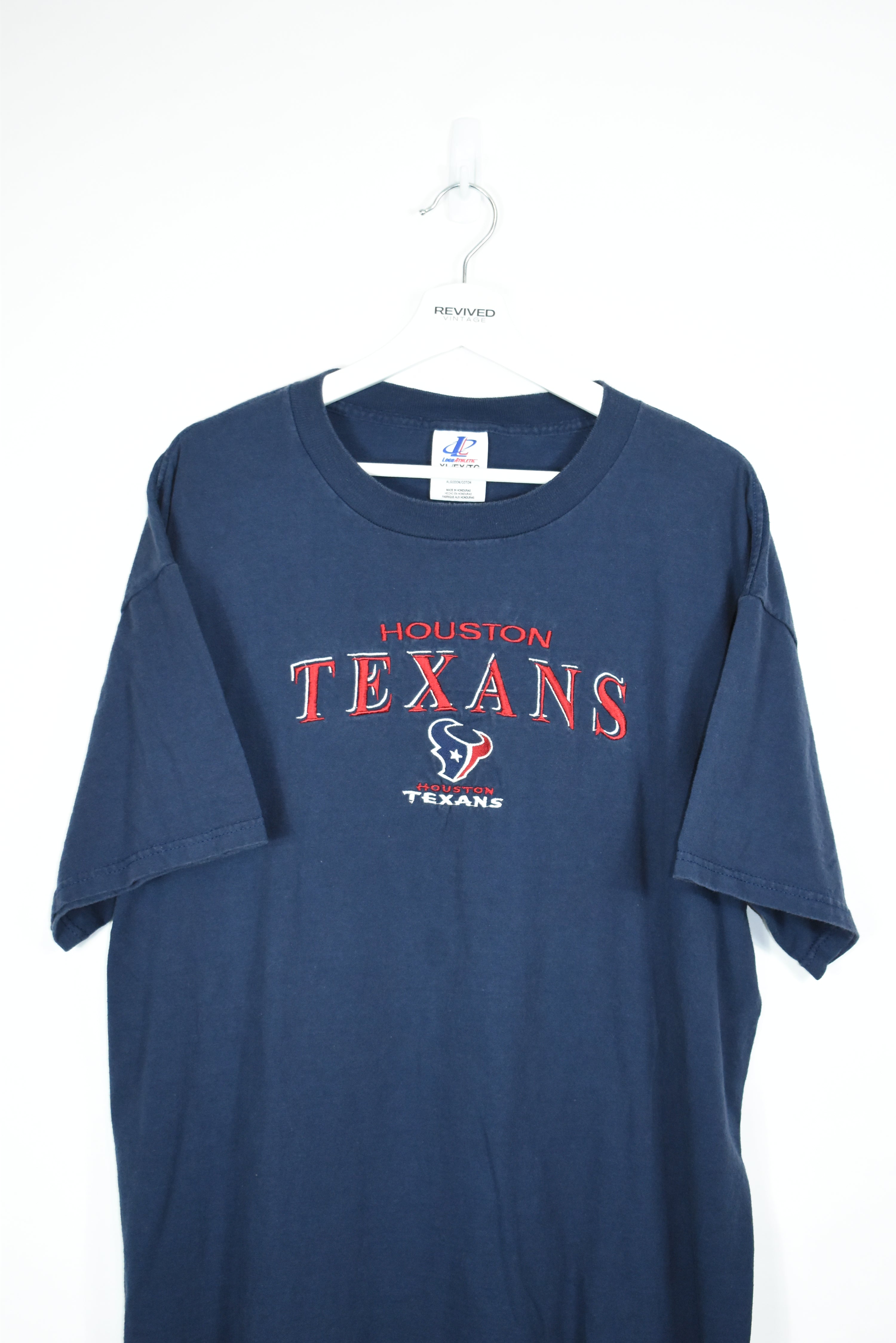 Vintage Houston Texans Embroidery T Shirt Xlarge