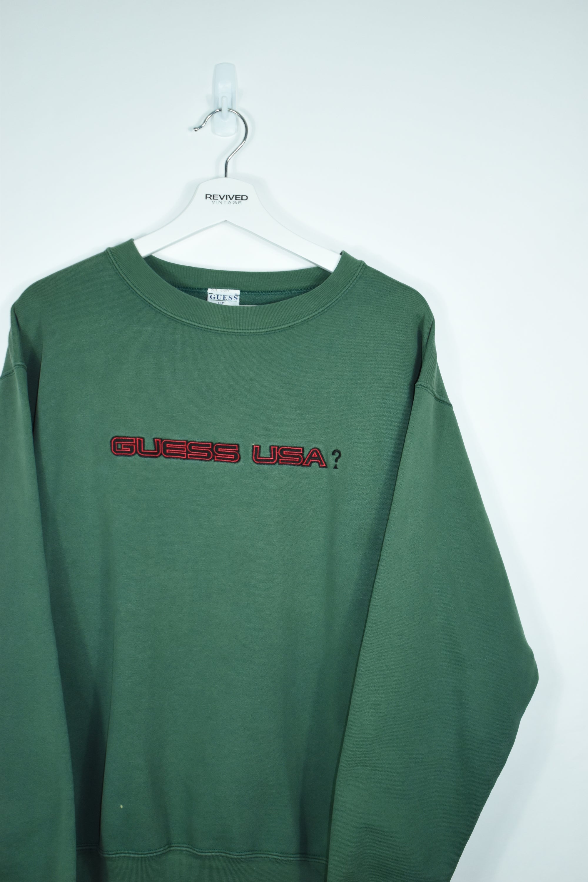 Vintage Guess USA Embroidery Sweatshirt Medium / Large