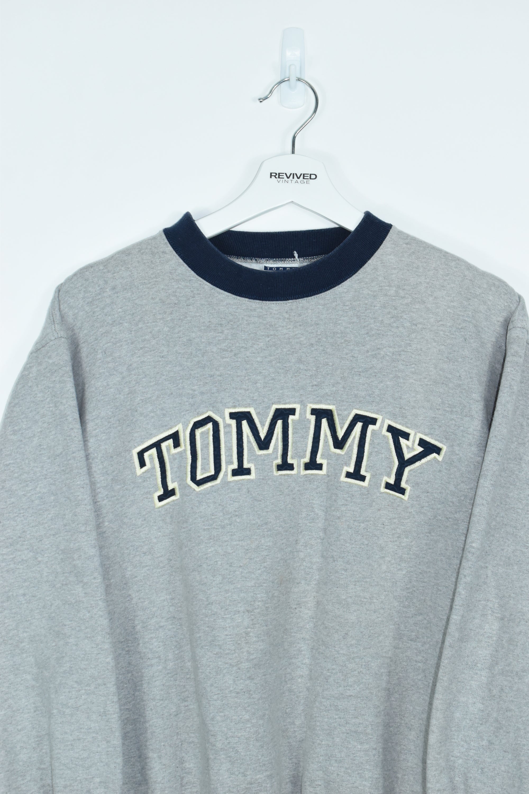 Vintage Tommy Hilfiger Embroidery Sweatshirt Womens MEDIUM