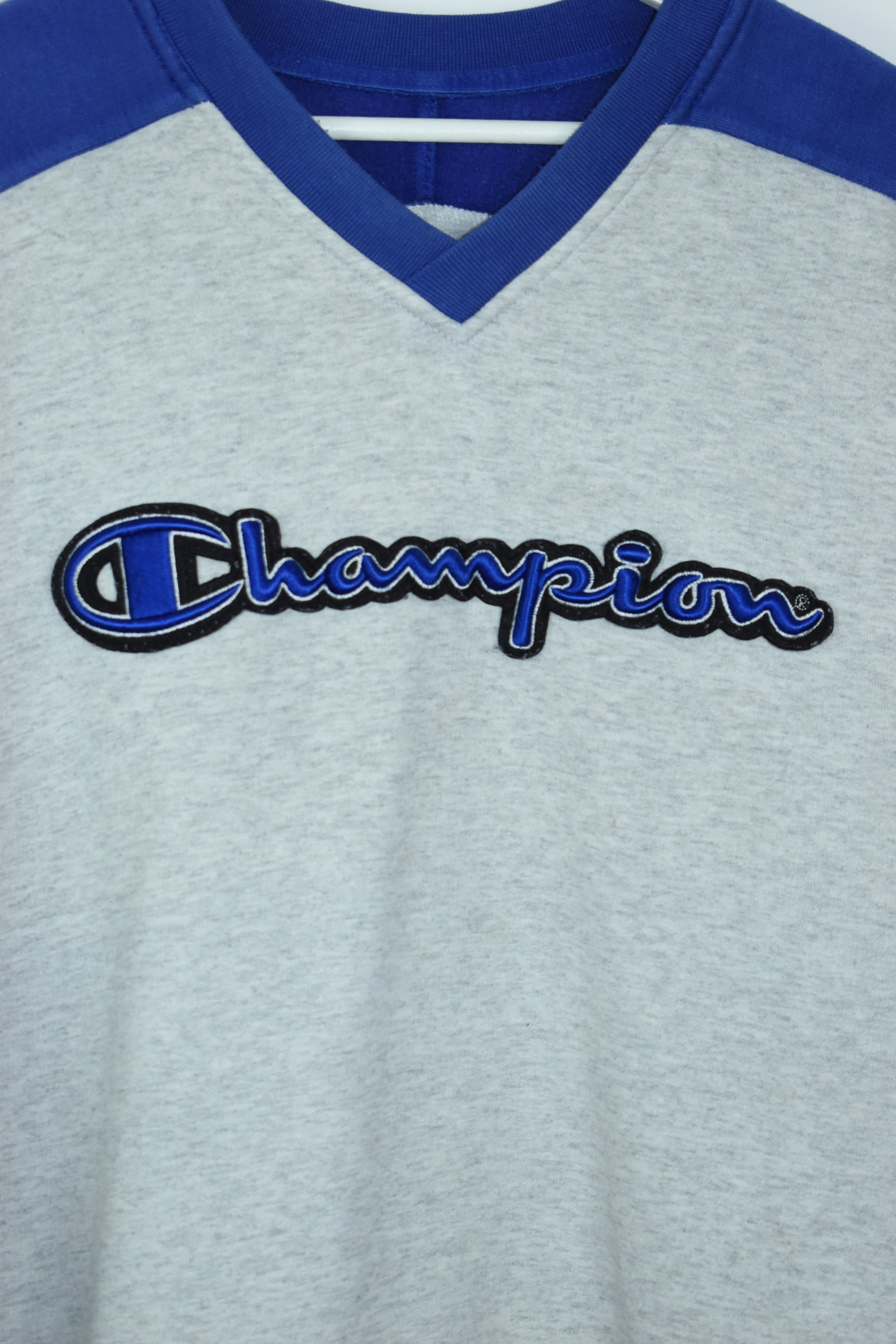 Vintage Champion Embroidery Sweatshirt Xlarge