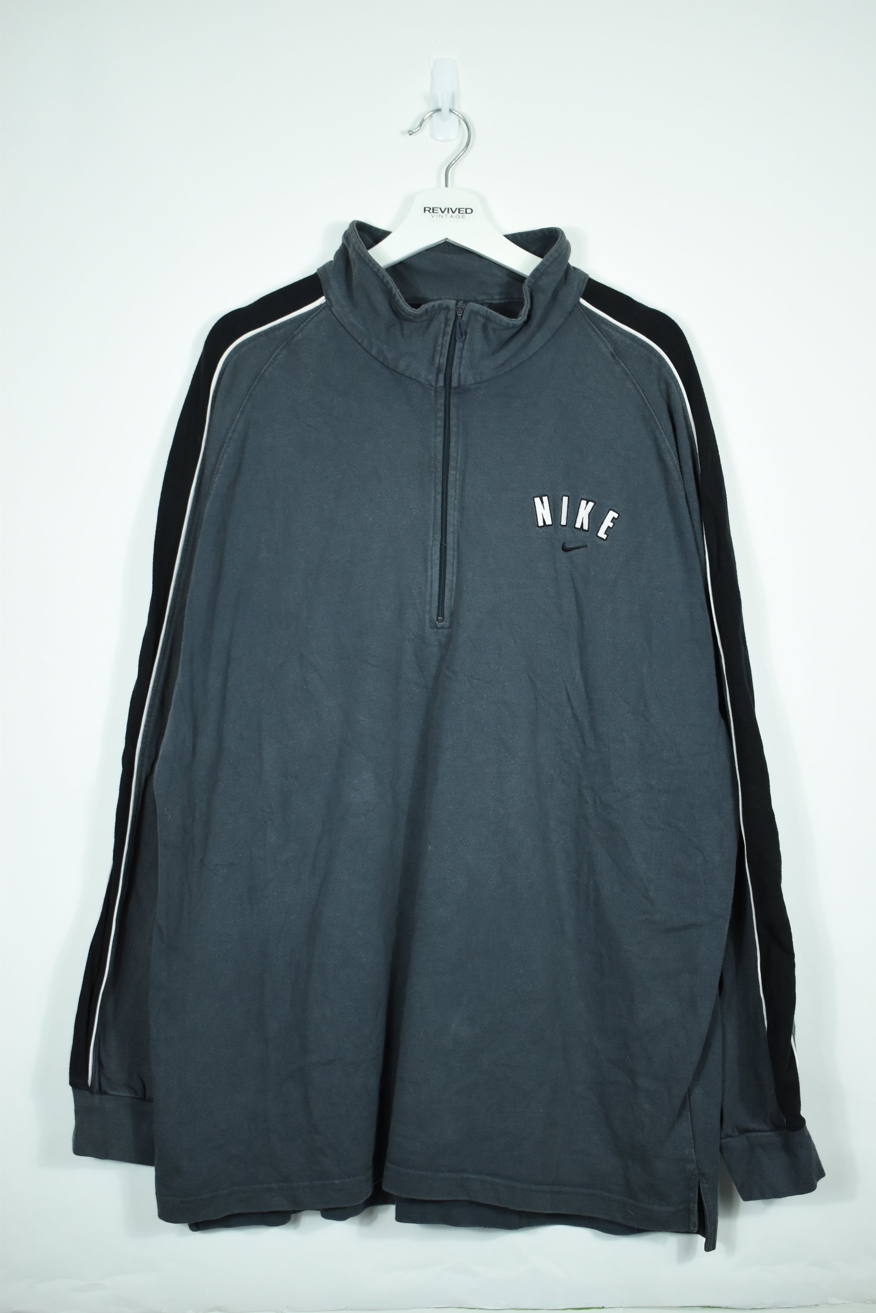 Vintage Nike Embroidery 1/4 Zip Sweatshirt XXL