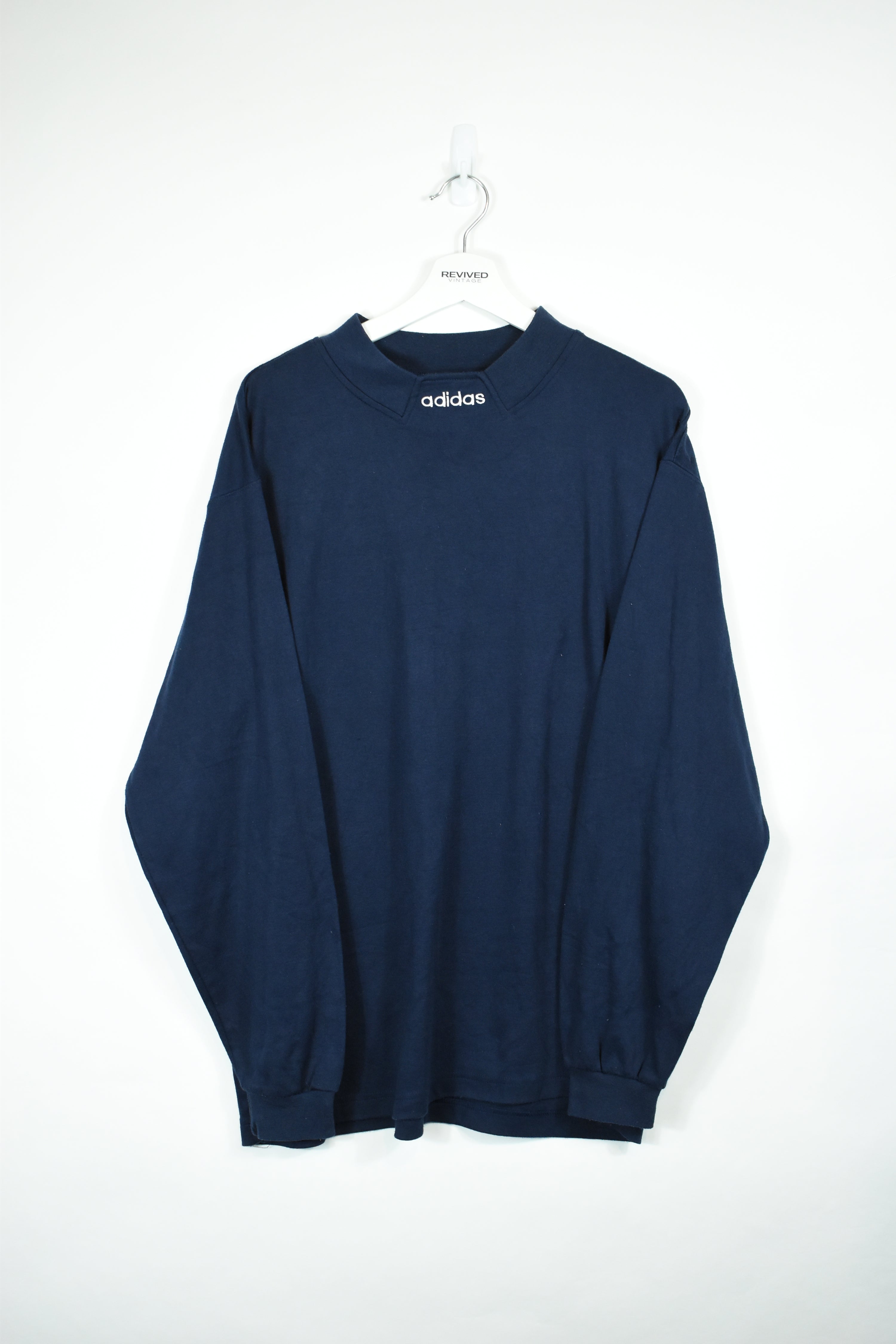 Vintage Adidas Embroidery Turtleneck Xlarge