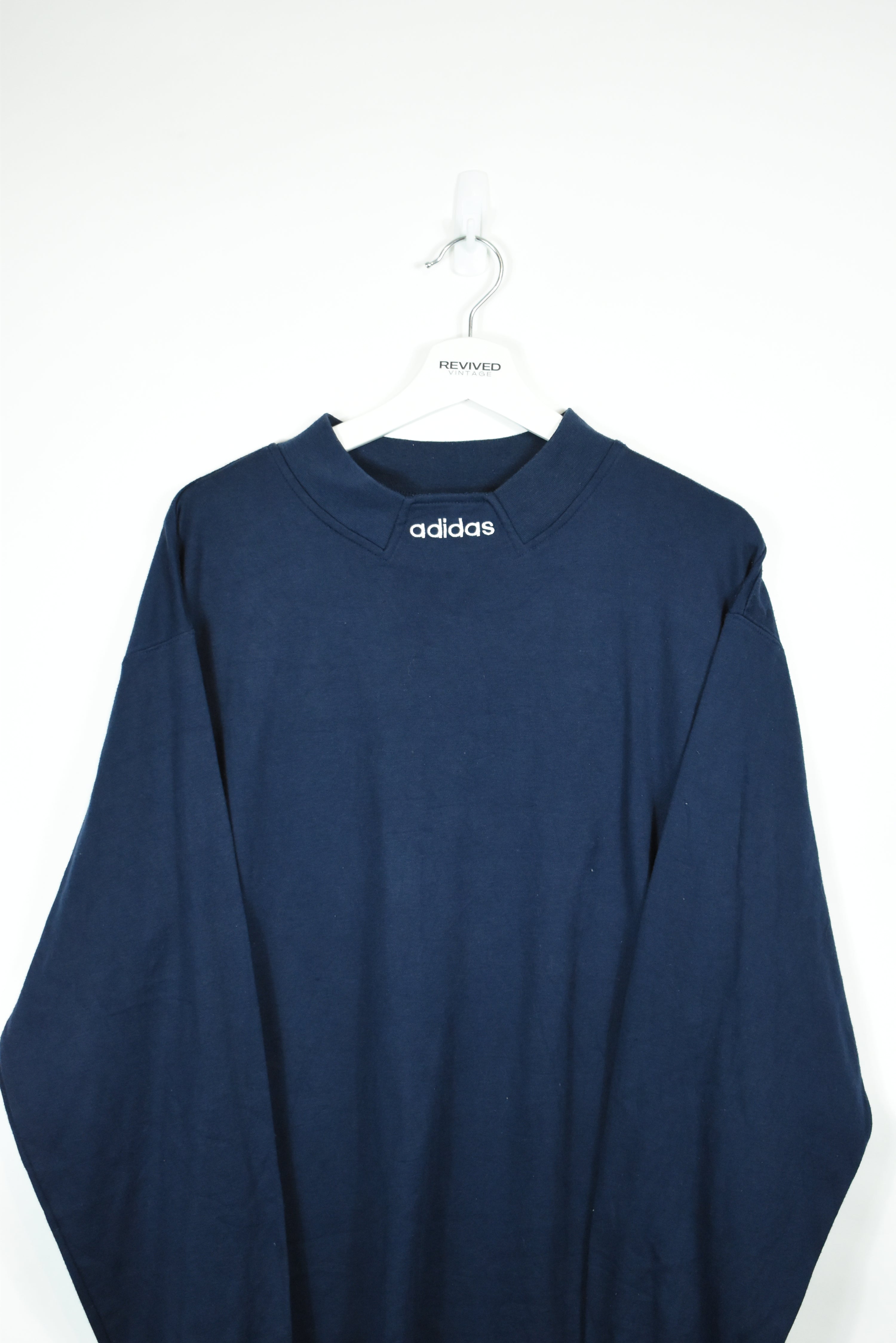 Vintage Adidas Embroidery Turtleneck Xlarge
