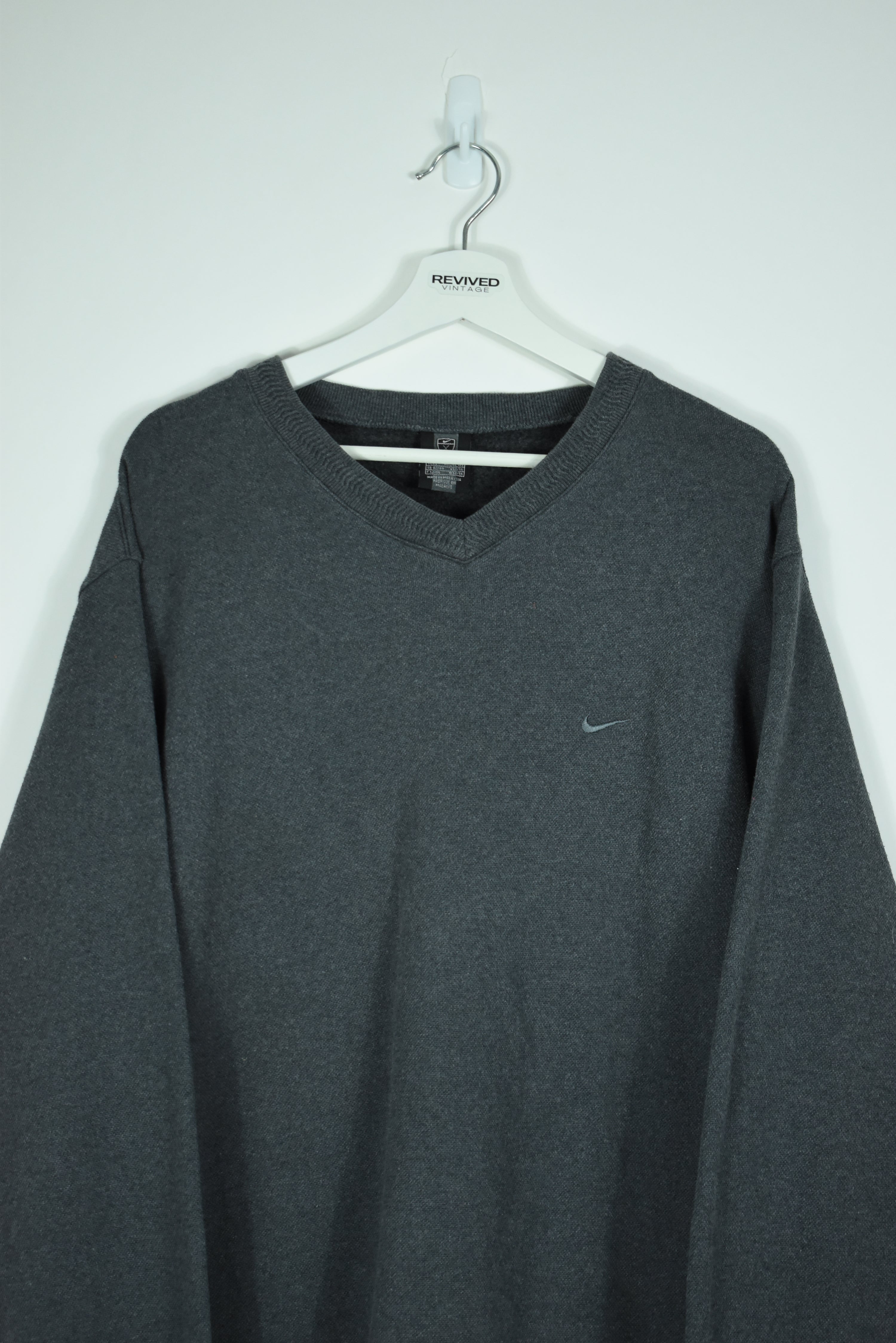 Vintage Nike Golf Embroidery Small Swoosh Sweatshirt LARGE