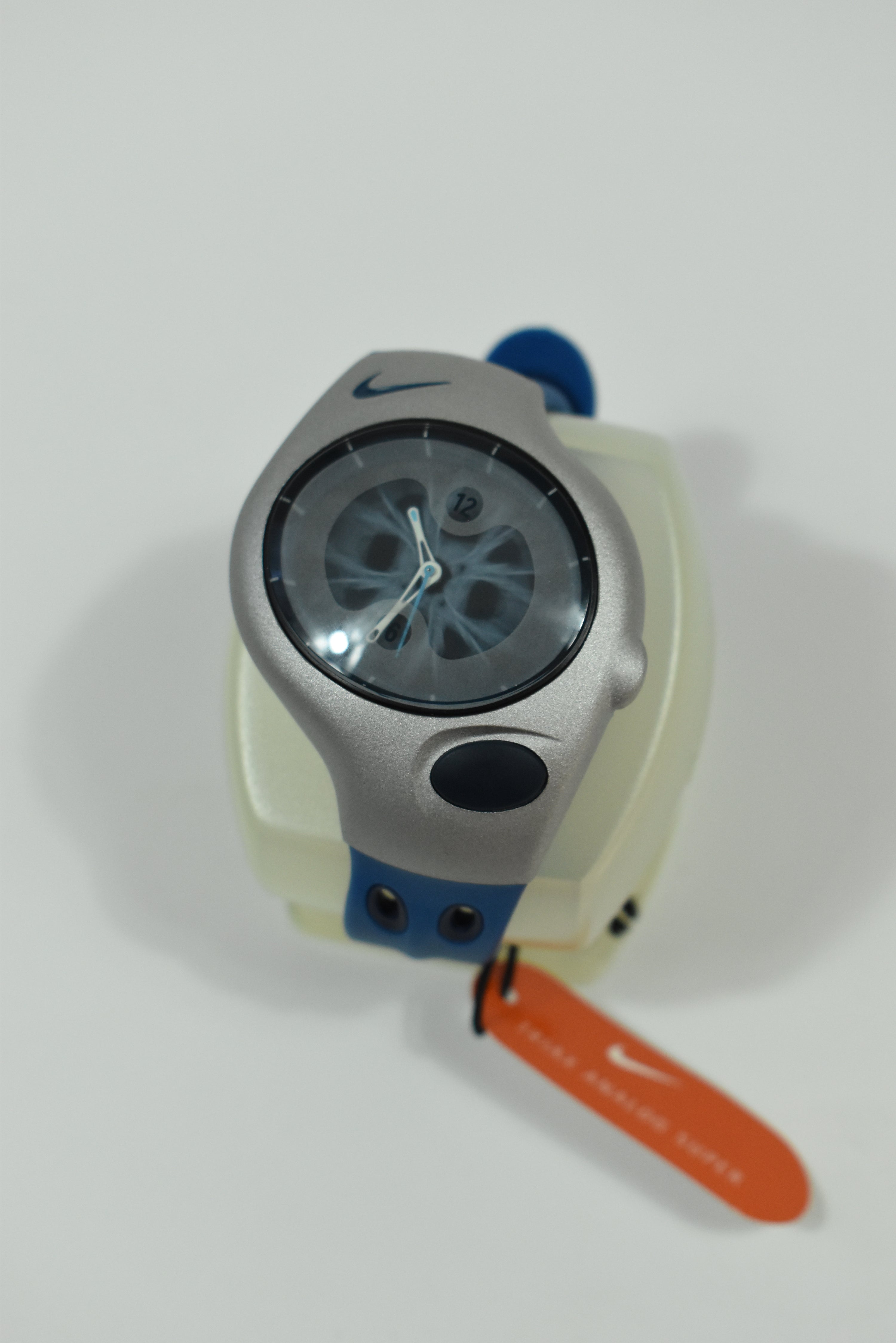 New Nike Triax Watch Steel/Blue OS