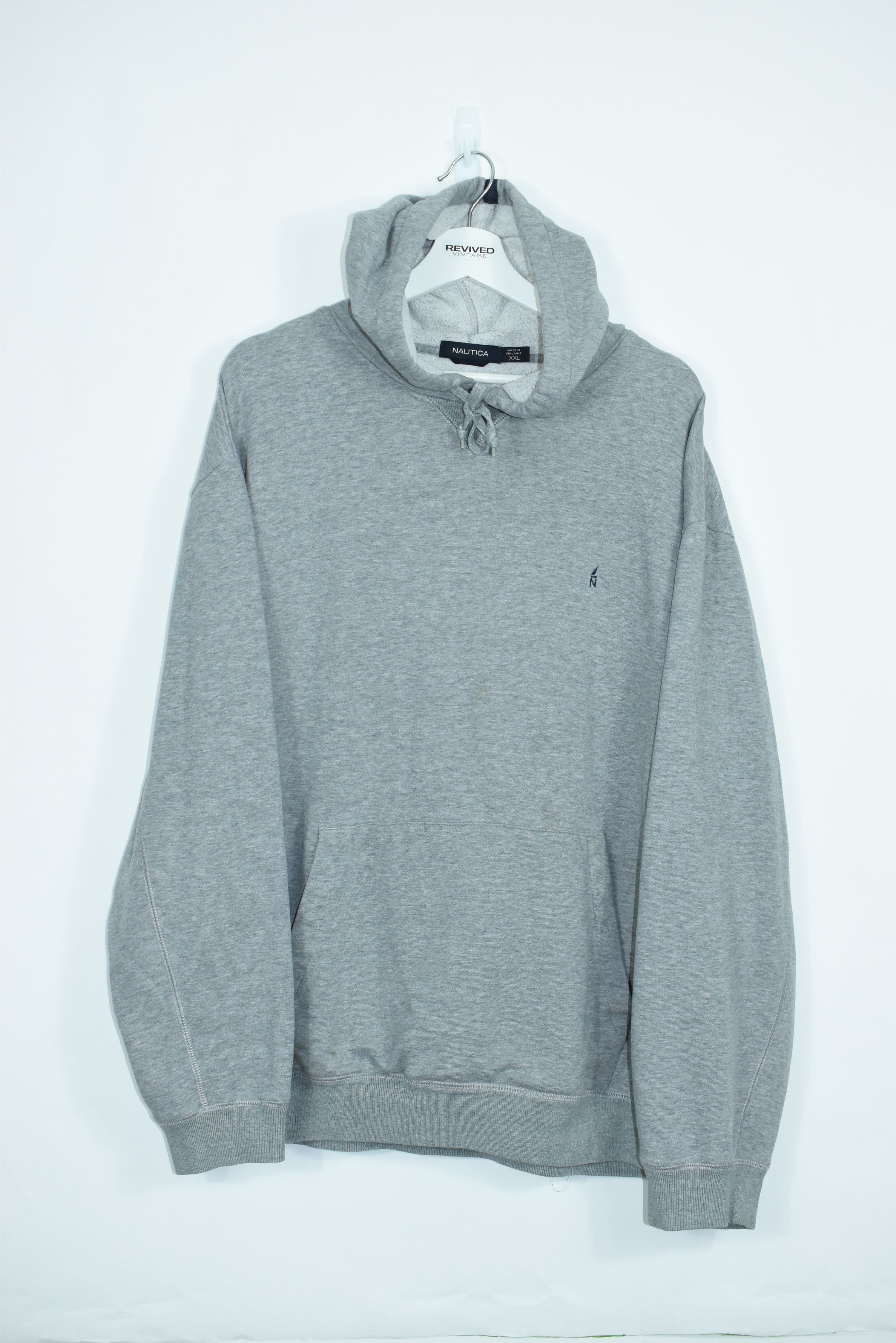 Vintage Nautica Grey Hoodie XXL