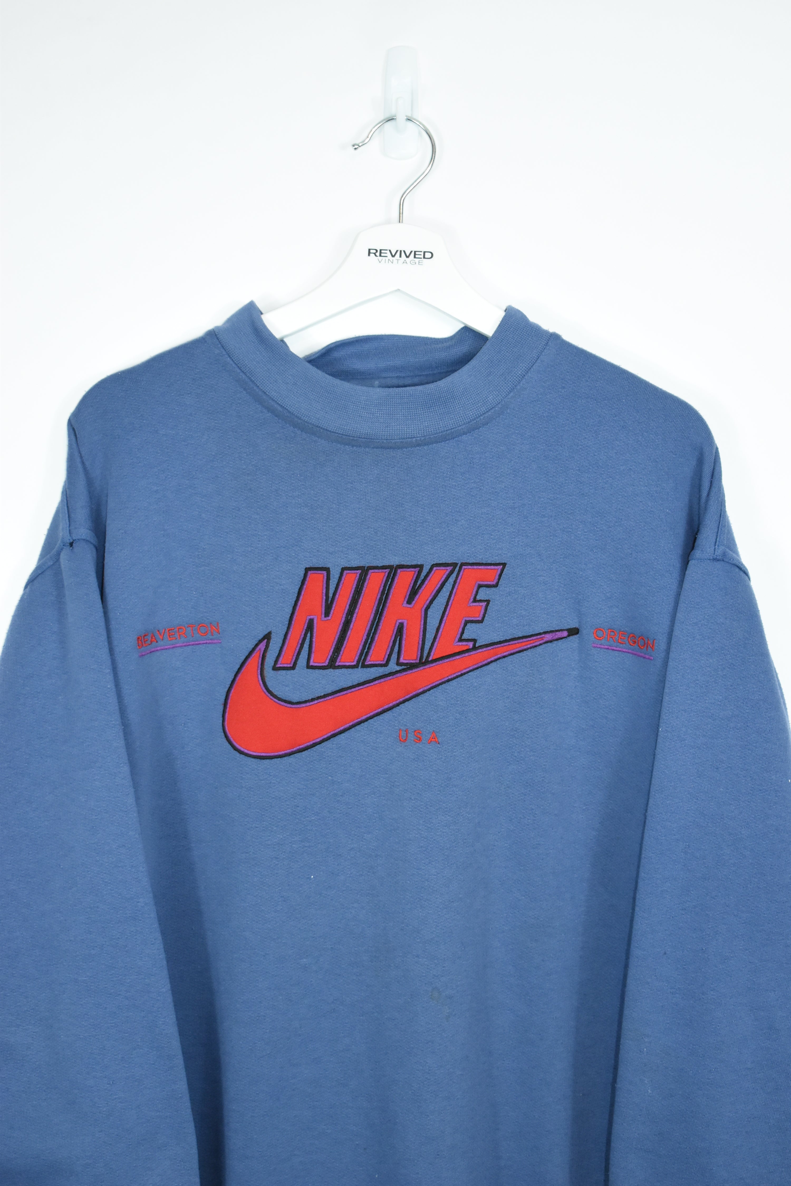 Vintage RARE Nike Oregon Embroidery Sweatshirt XLARGE