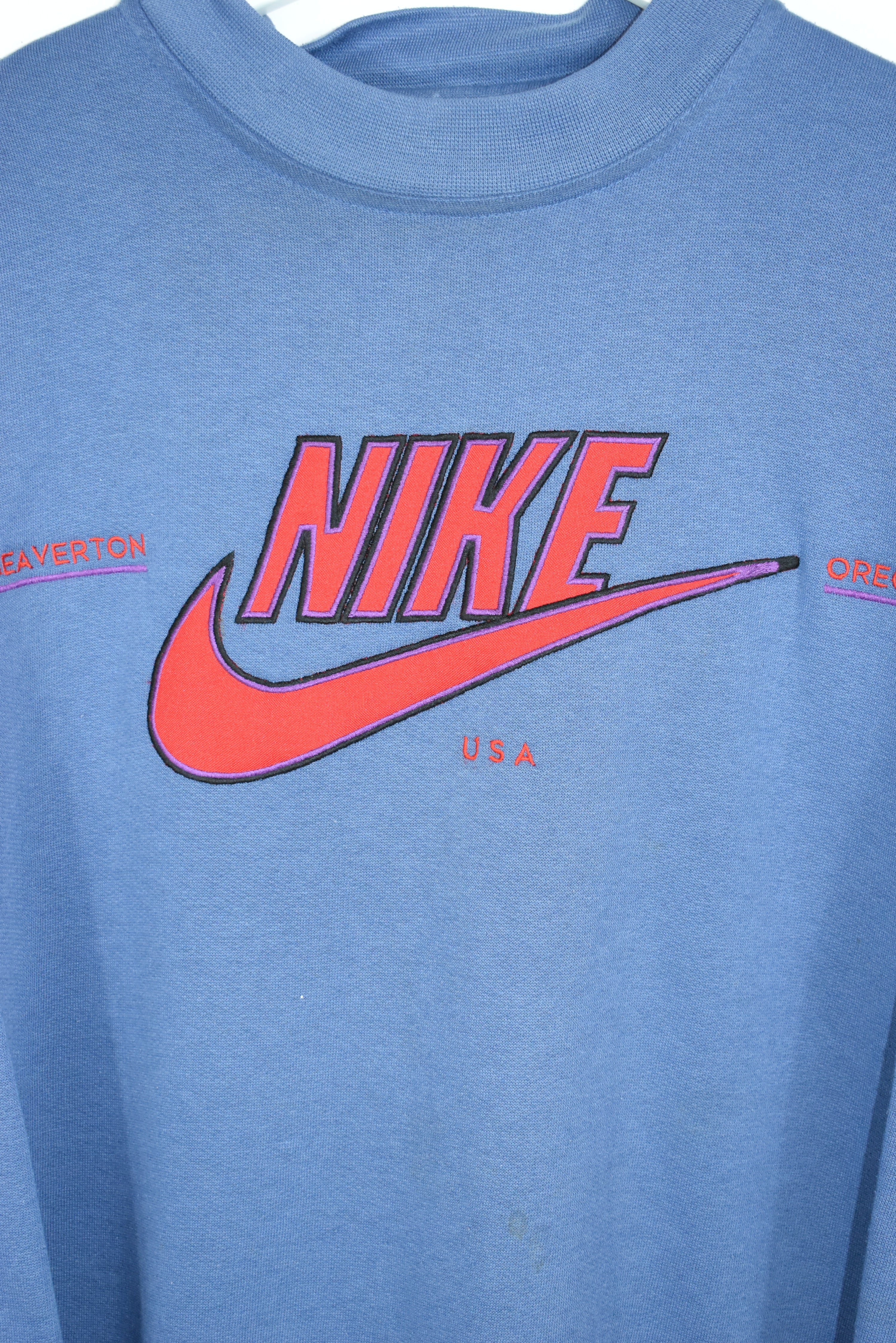 Vintage RARE Nike Oregon Embroidery Sweatshirt XLARGE