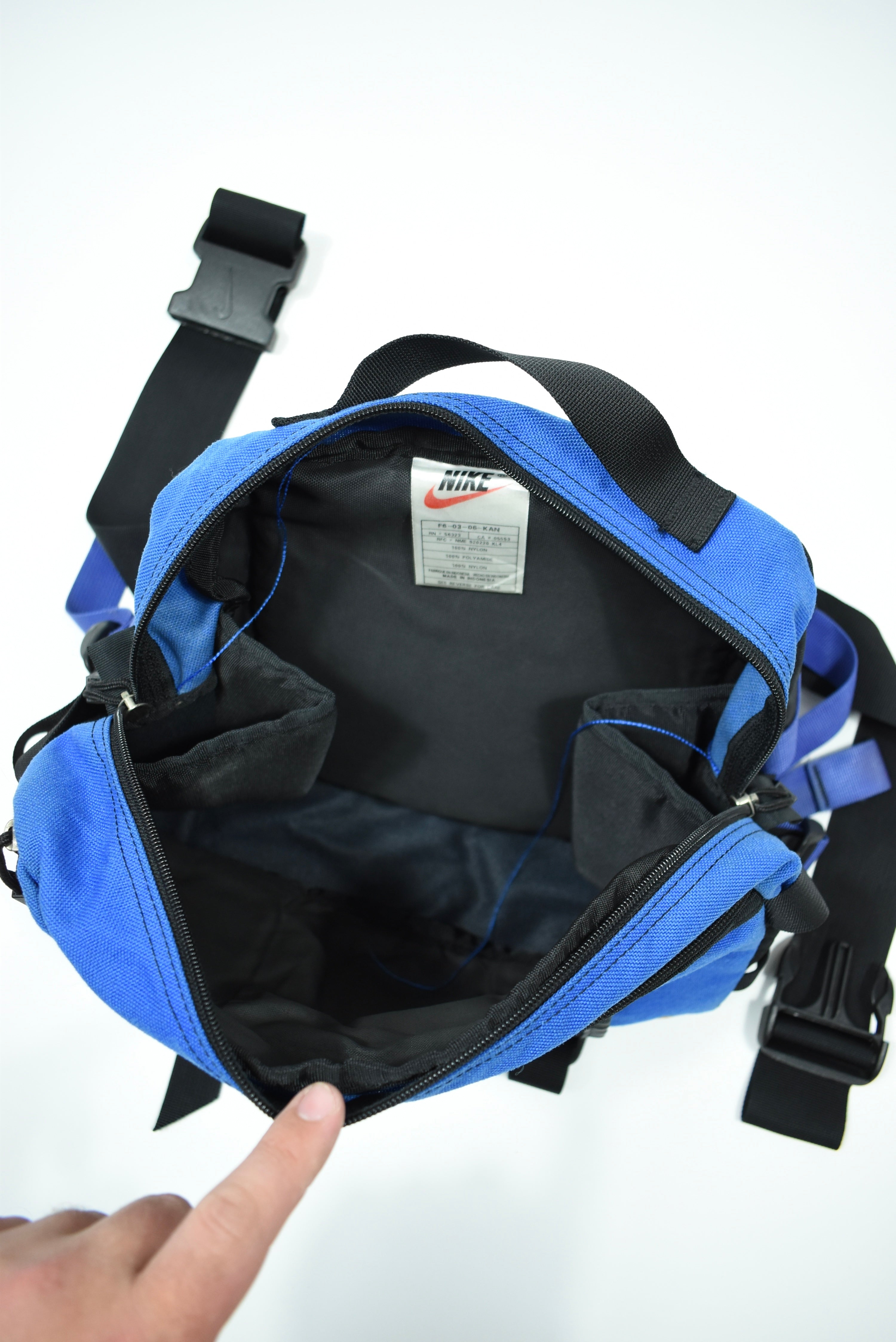 Vintage Nike ACG Tactical Bag Makalu II Blue OS