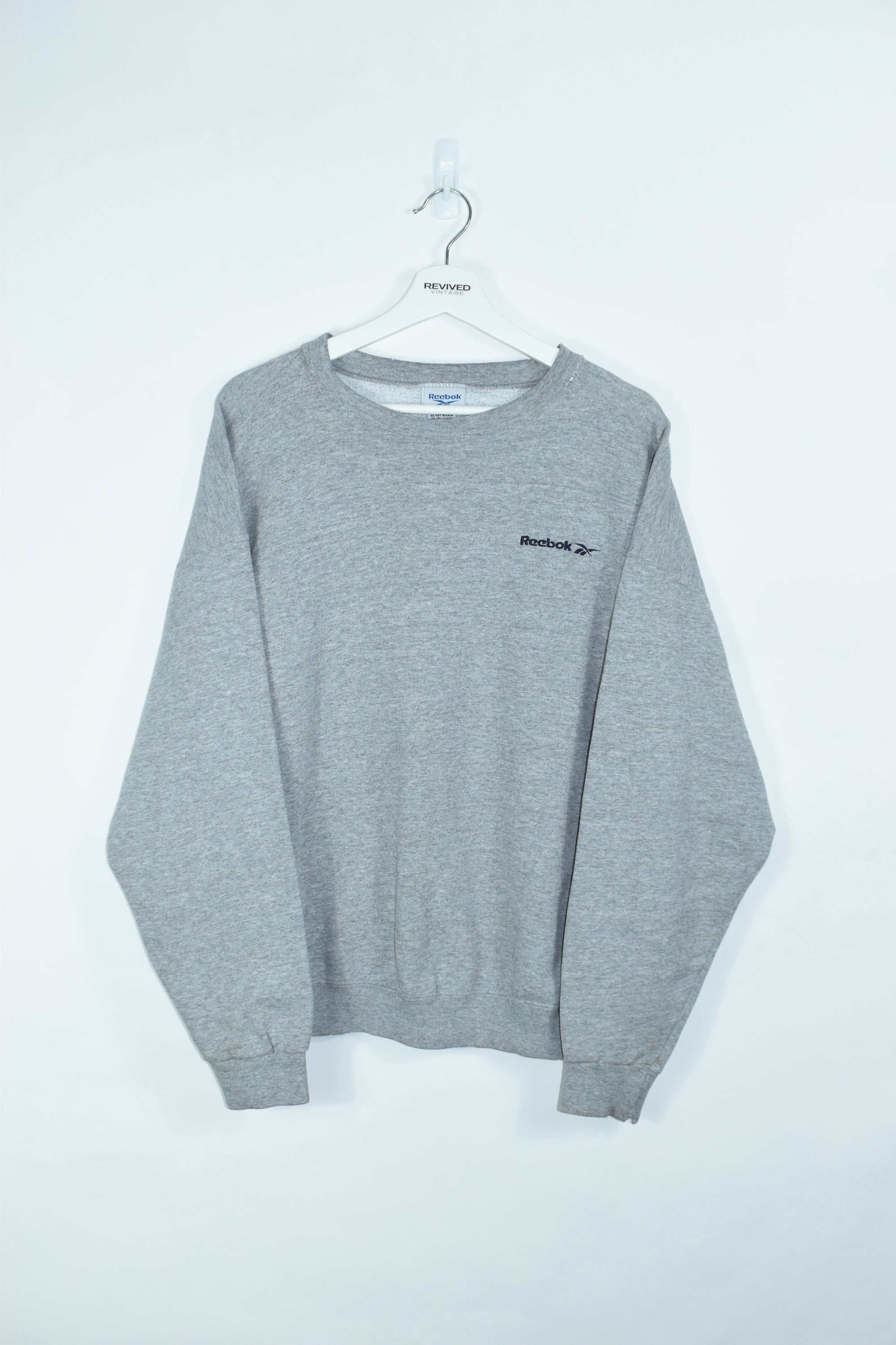 Vintage Reebok Embroidery Logo Sweatshirt LARGE /XL