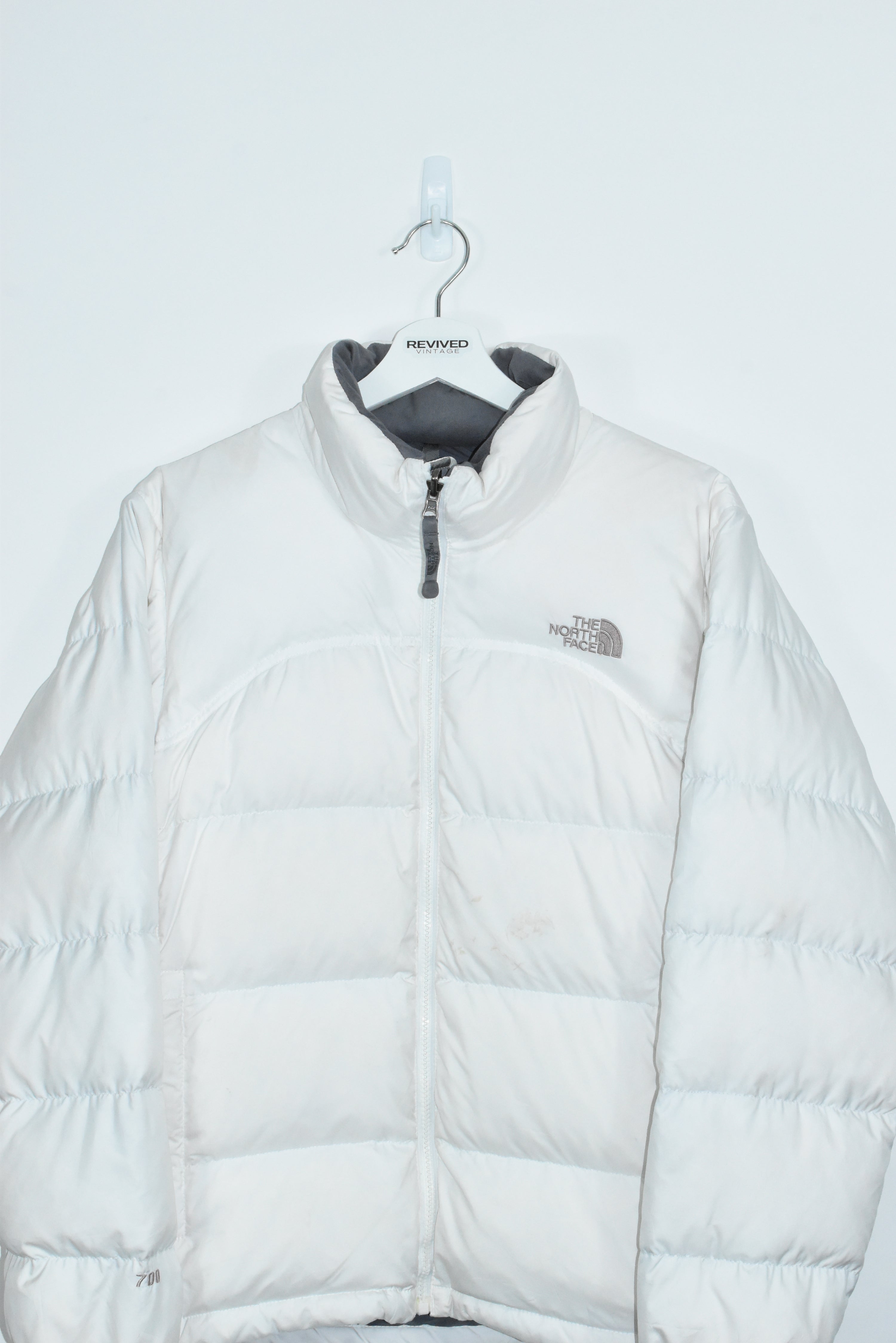 Vintage North Face 700 Puffer White Womens MEDIUM