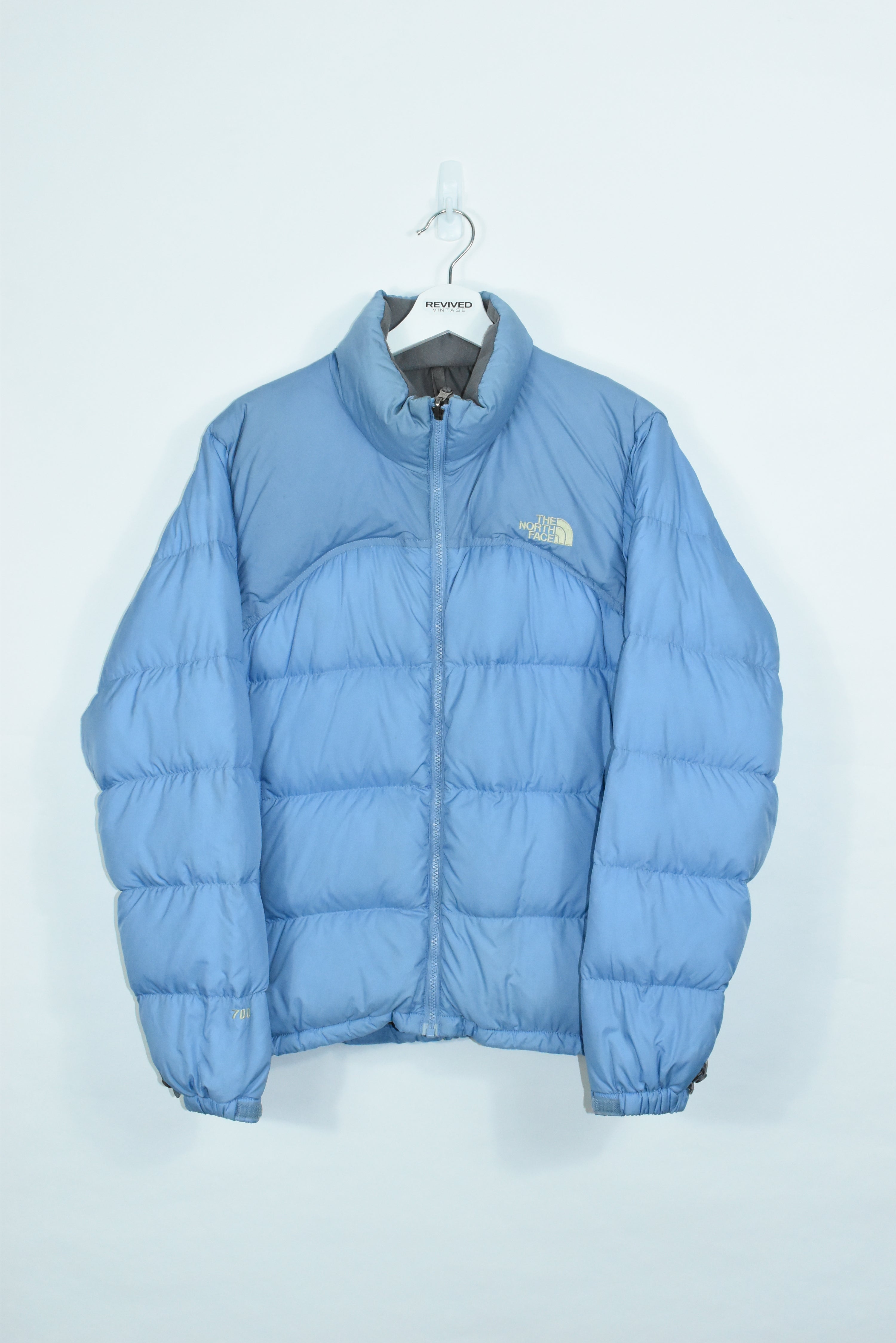 Vintage North Face Baby Blue Puffer Womens LARGE