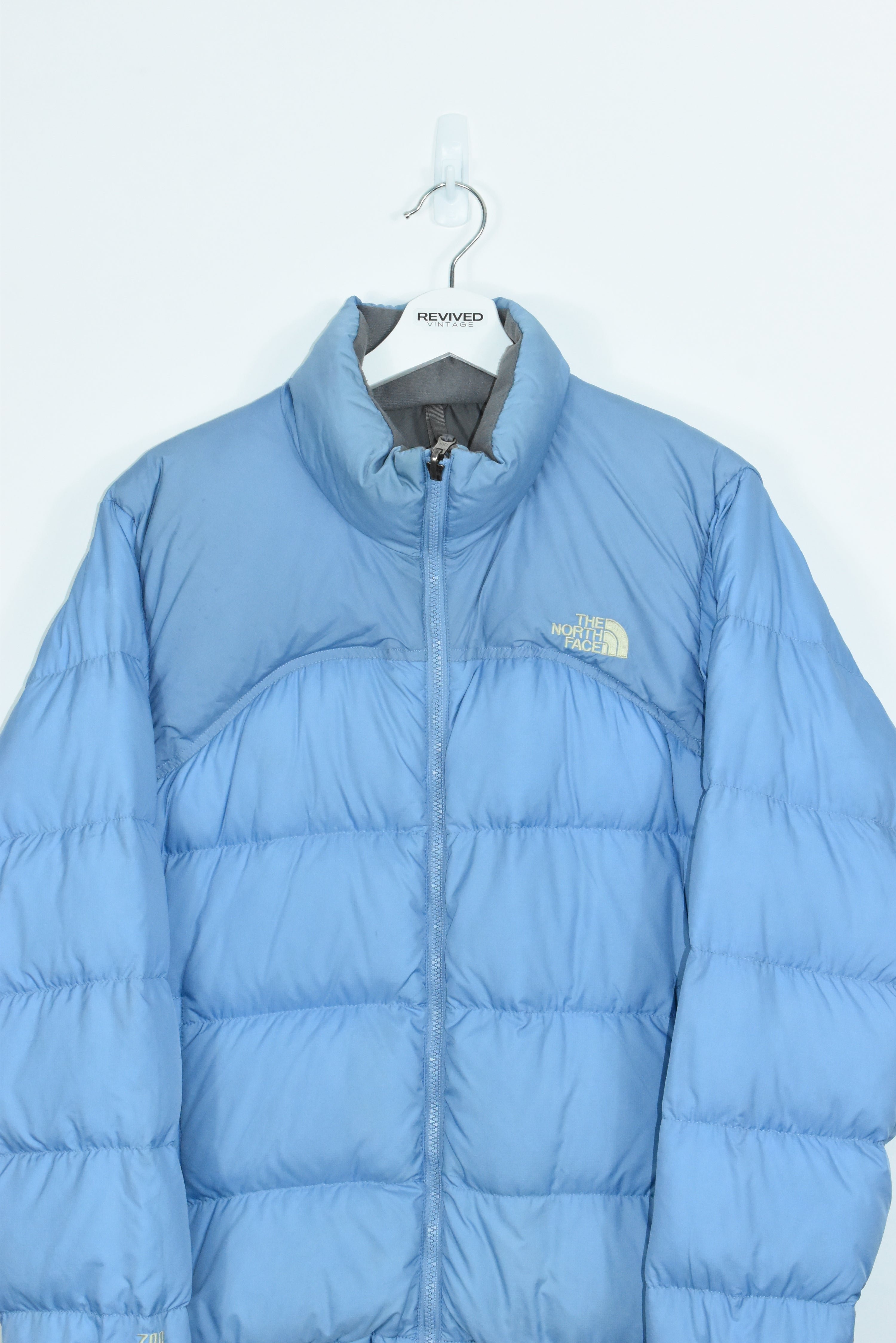 Vintage North Face Baby Blue Puffer Womens LARGE