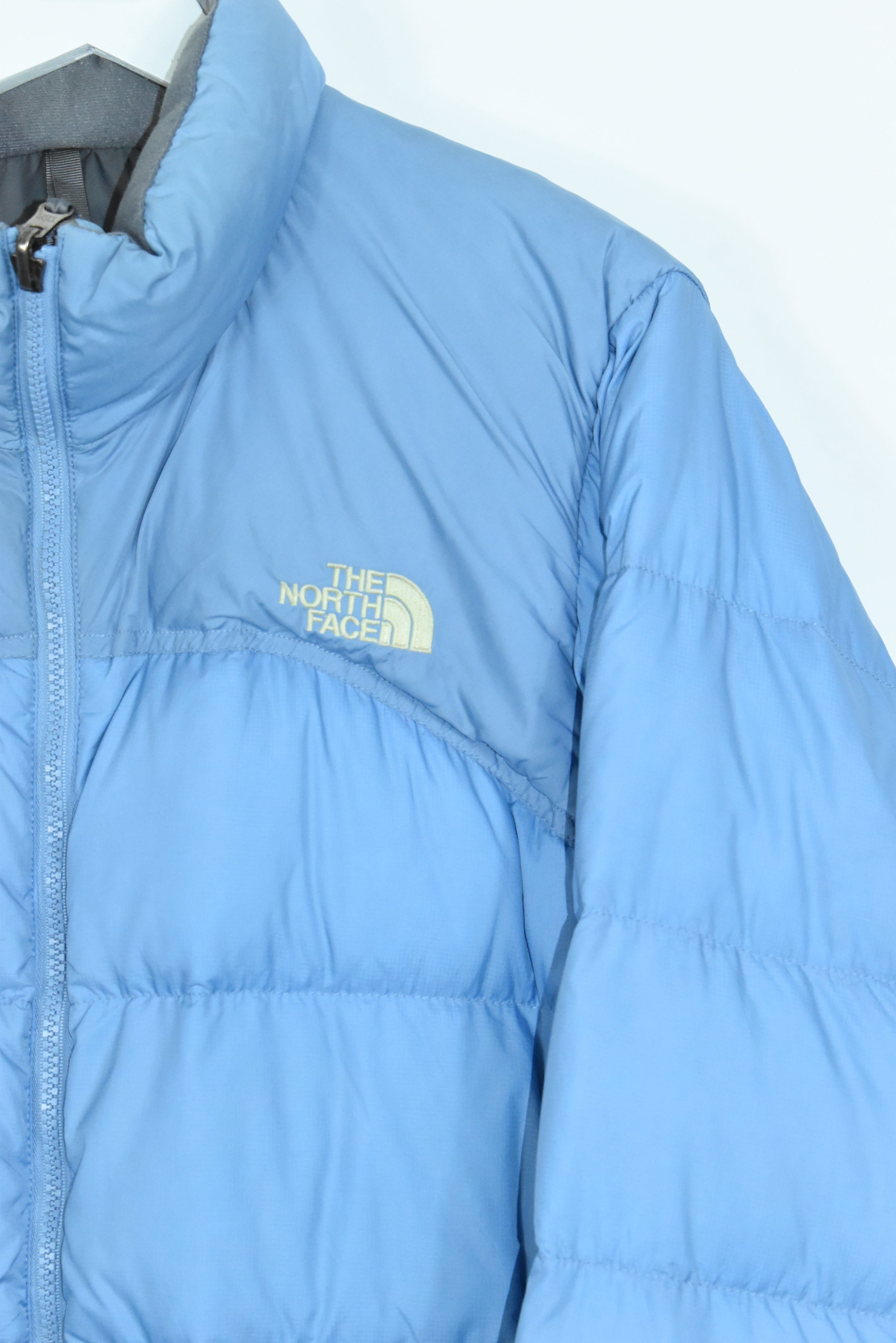 Vintage North Face Baby Blue Puffer Womens LARGE