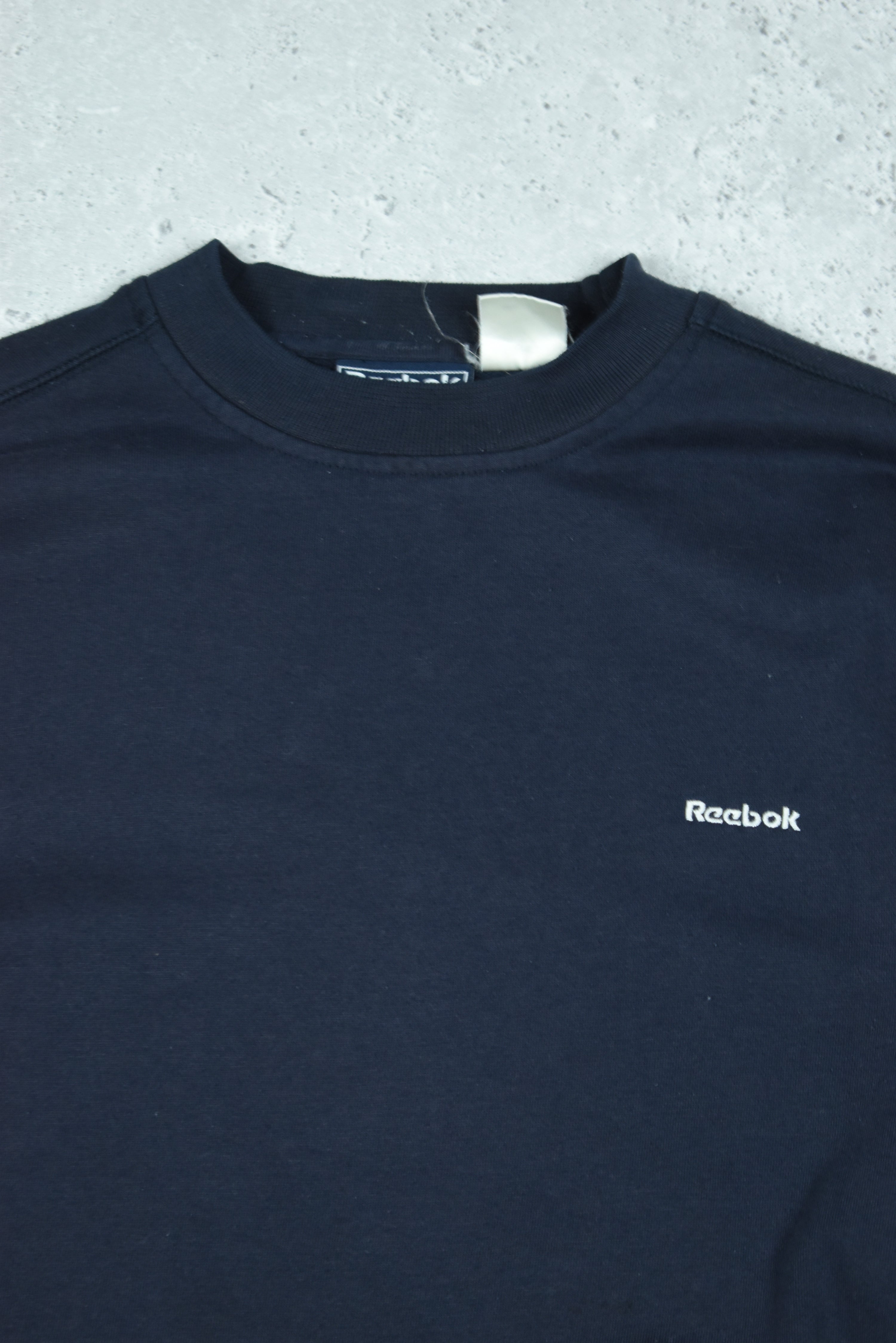 Vintage Reebok Embroidered Logo Sweatshirt Medium