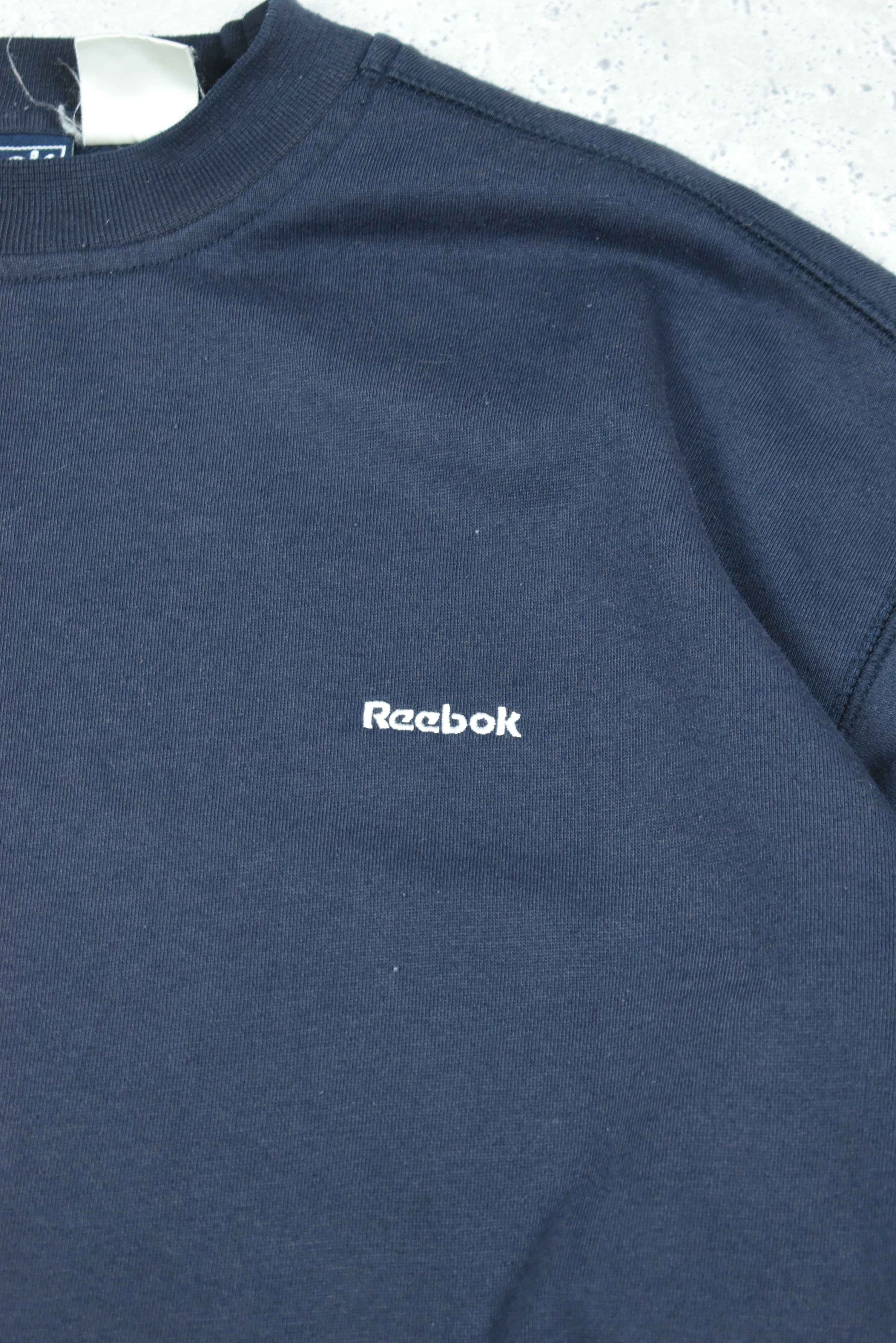 Vintage Reebok Embroidered Logo Sweatshirt Medium