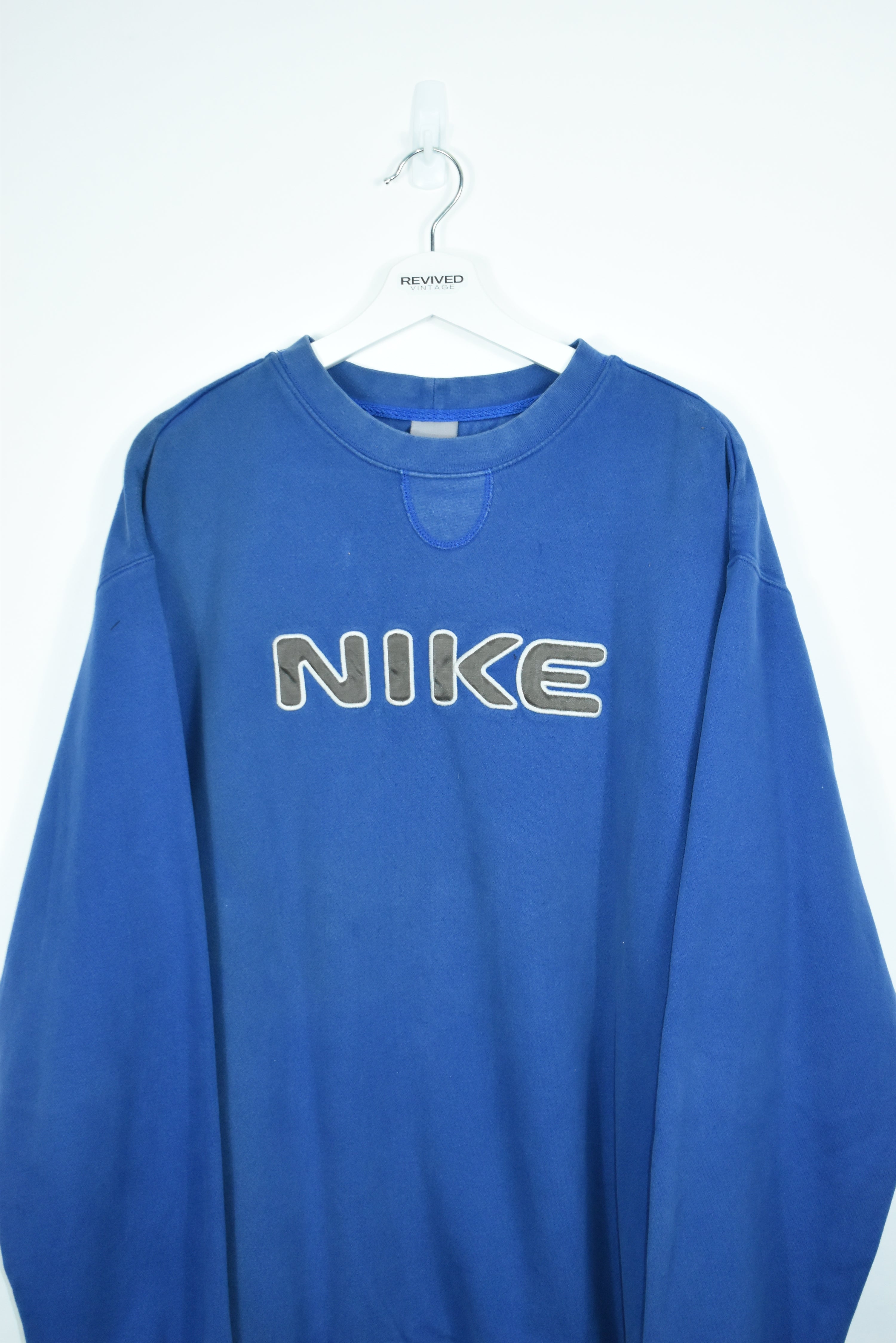 Vintage Nike Puff Print Embroidery Sweatshirt XLARGE