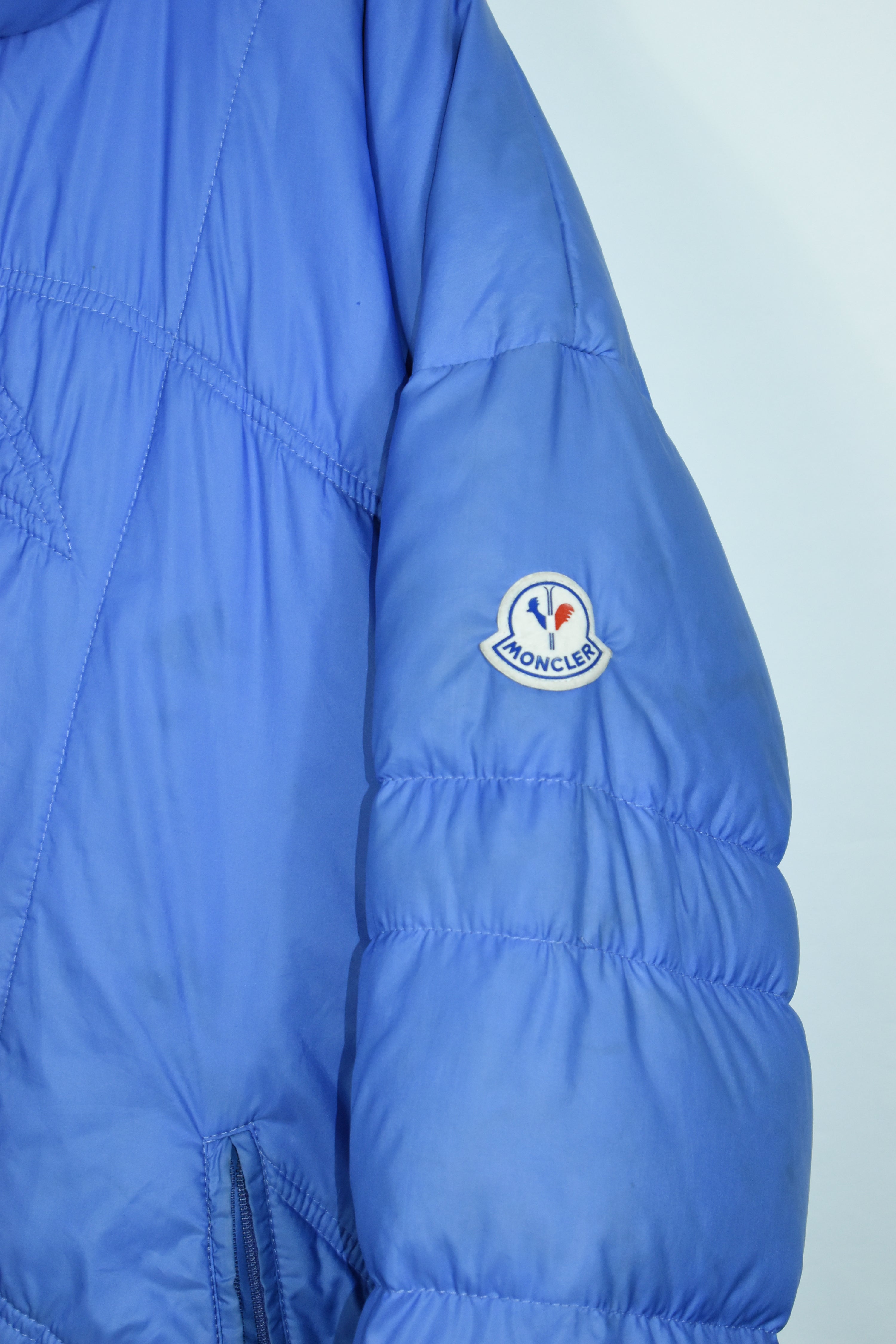 Vintage RARE Moncler Baby Blue Puffer LARGE
