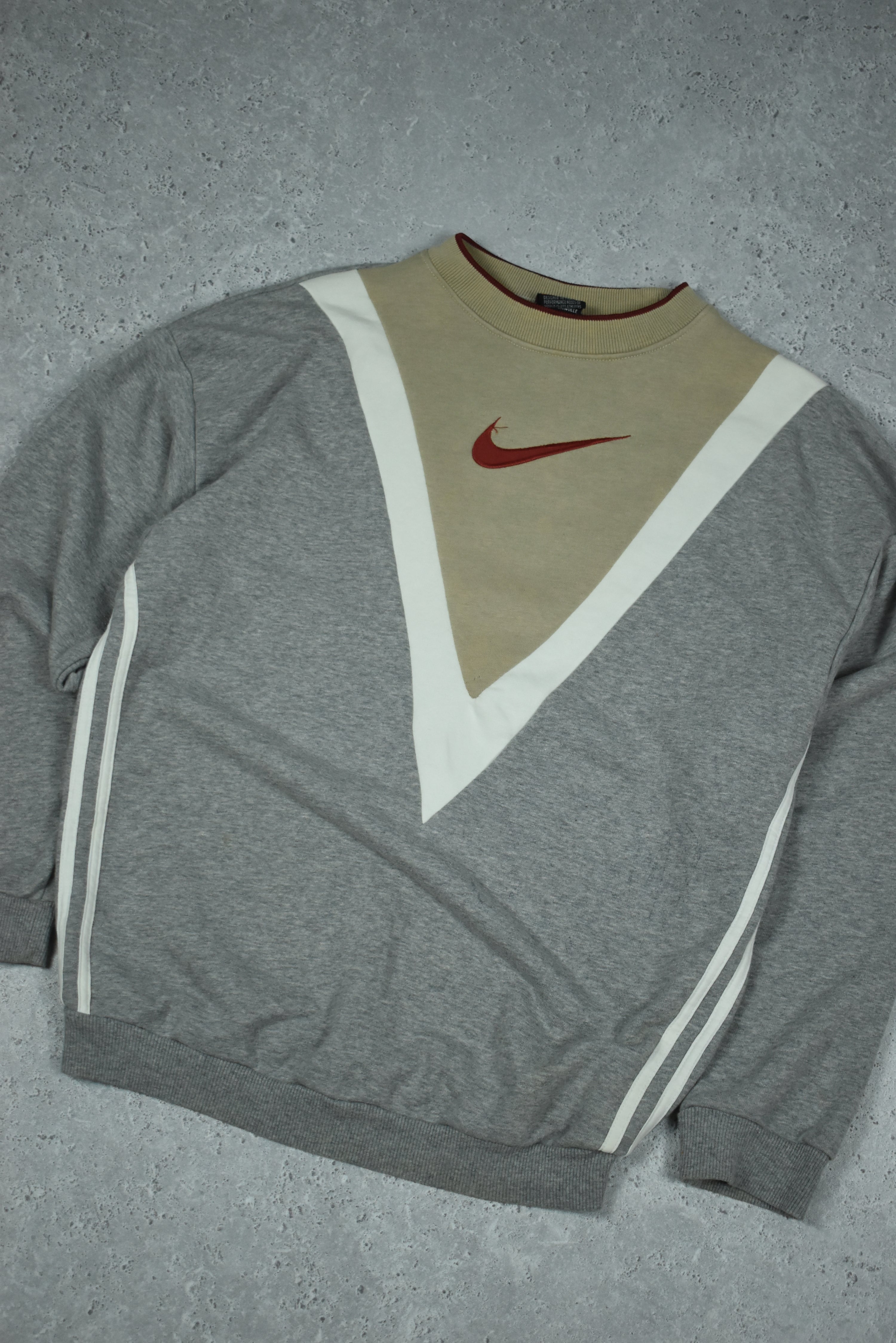 Vintage Nike Embroidered Rework Sweatshirt Medium