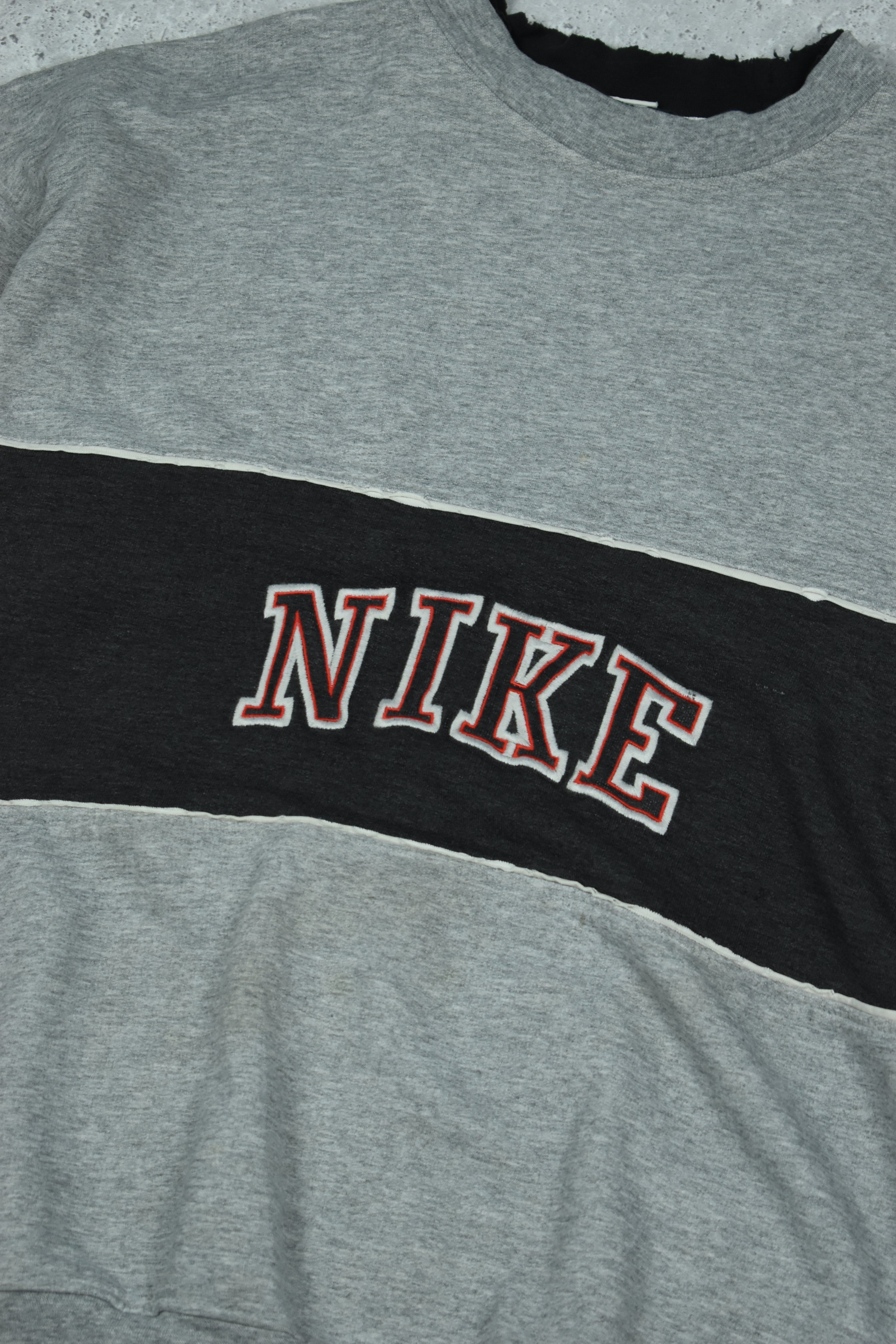 Vintage Nike Embroidery Rework Sweatshirt XXL