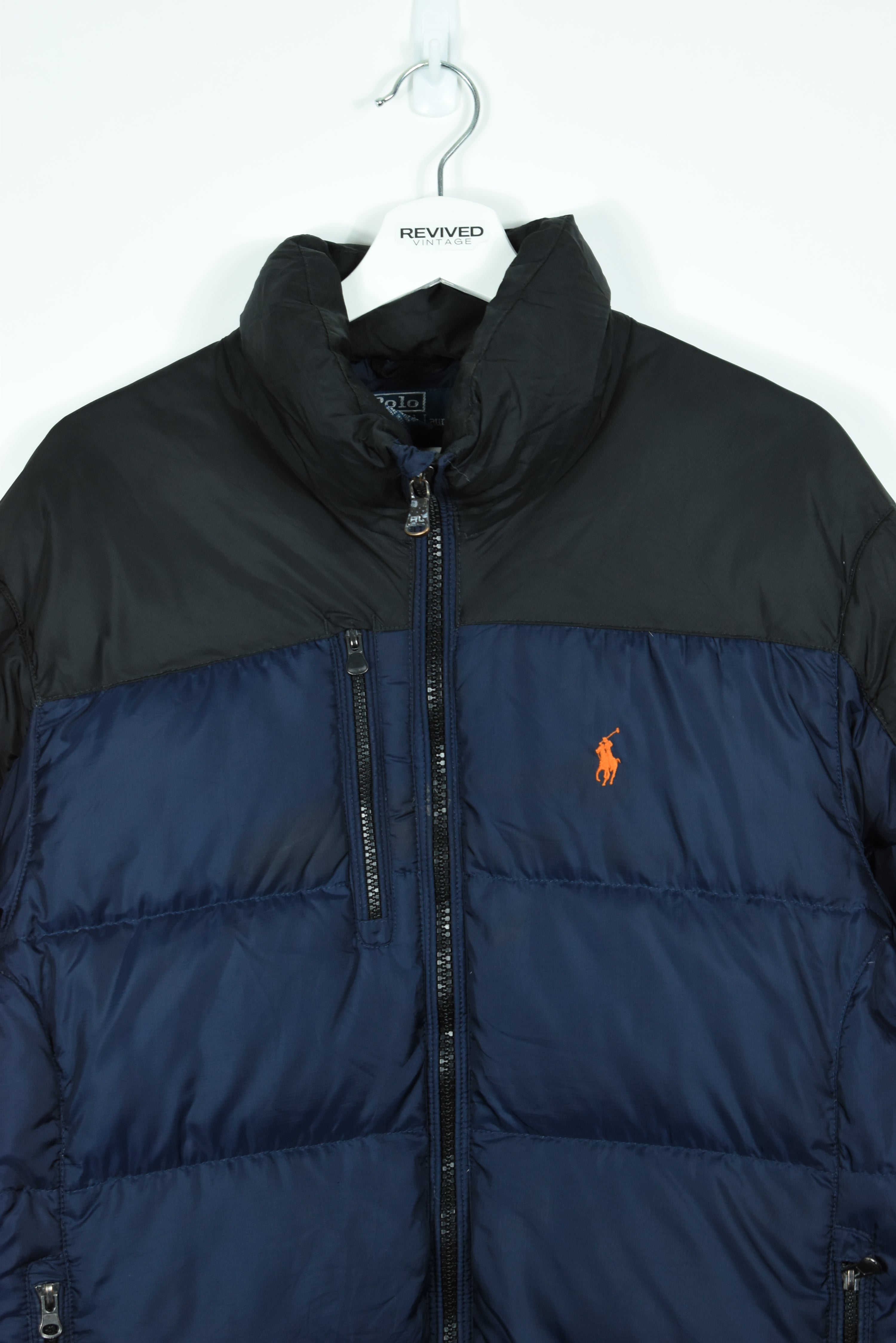 Vintage Ralph Lauren 250 Navy Puffer LARGE
